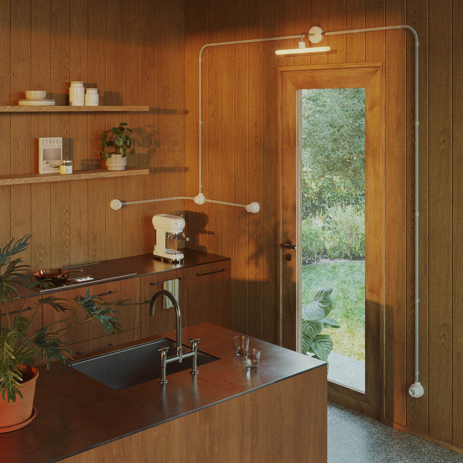 Dreh-/Wechselschalter-Set mit Knauf und Sockel für Creative-Tubes – Weißes Porzellan - Image 68
