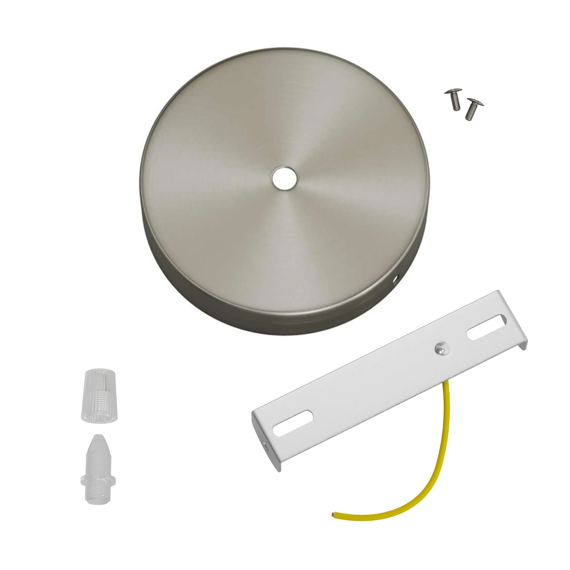 Baldachin-Kit, zylindrisch, aus Metall – Satin-Titan - Image 3
