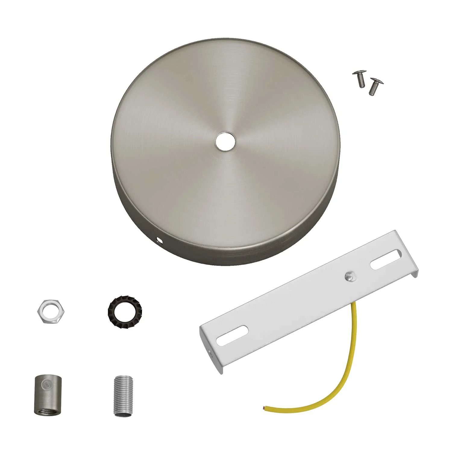 Baldachin-Kit, zylindrisch, aus Metall – Satin-Titan - Image 8