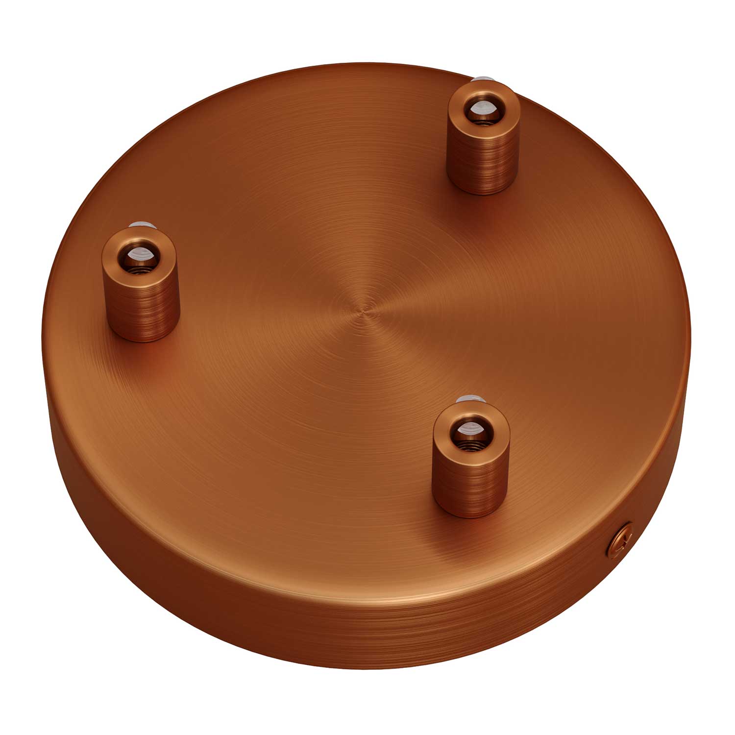 Zylindrisches Baldachin-Kit aus Metall mit 3 Löchern – Gebürstetes Kupfer - Image 7