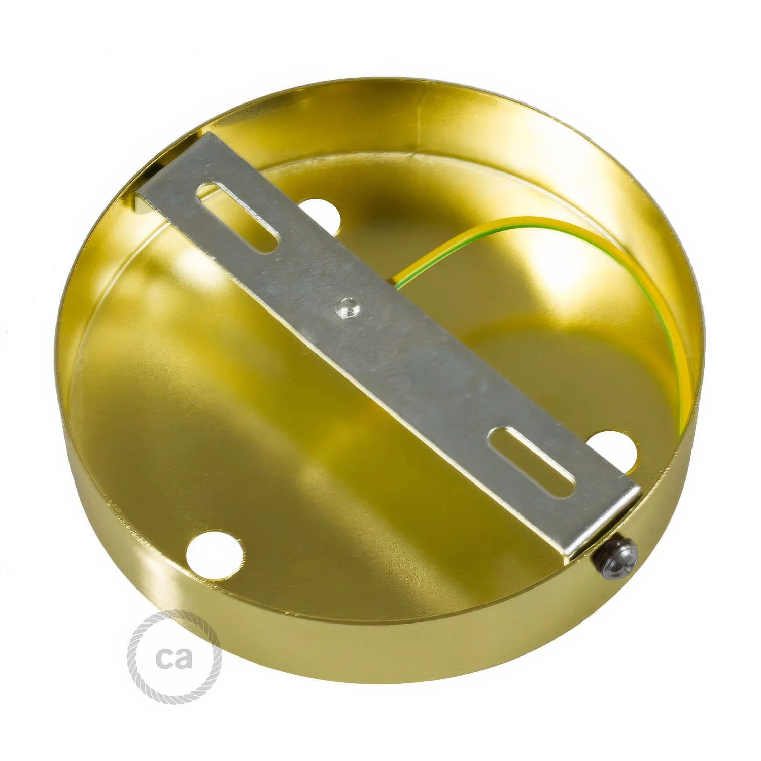 Zylindrisches Metallbaldachin-Kit mit 3 Löchern – Messing - Image 4