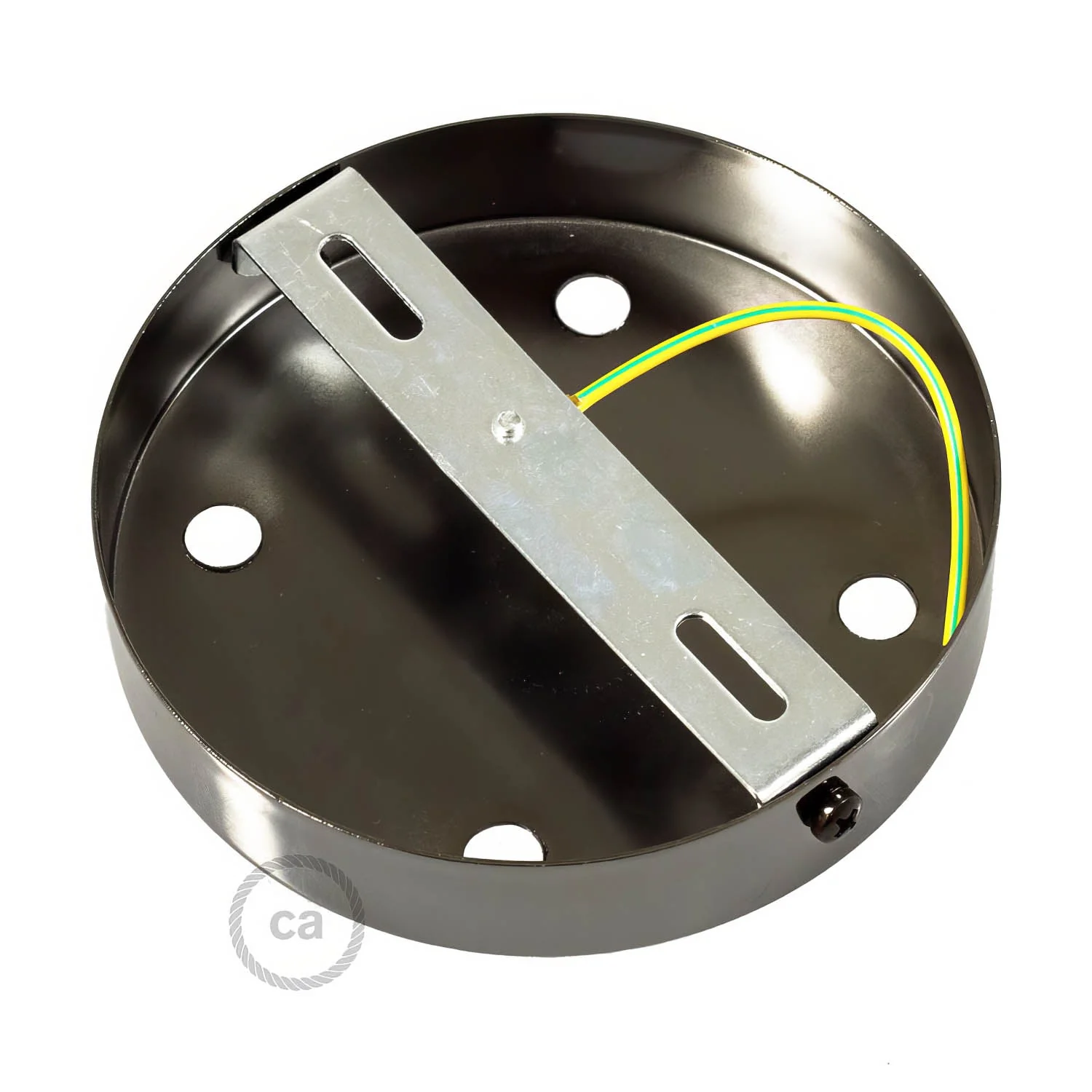 Zylindrisches Metall-Baldachin-Kit mit 4 Löchern - Perlenschwarz - Image 9