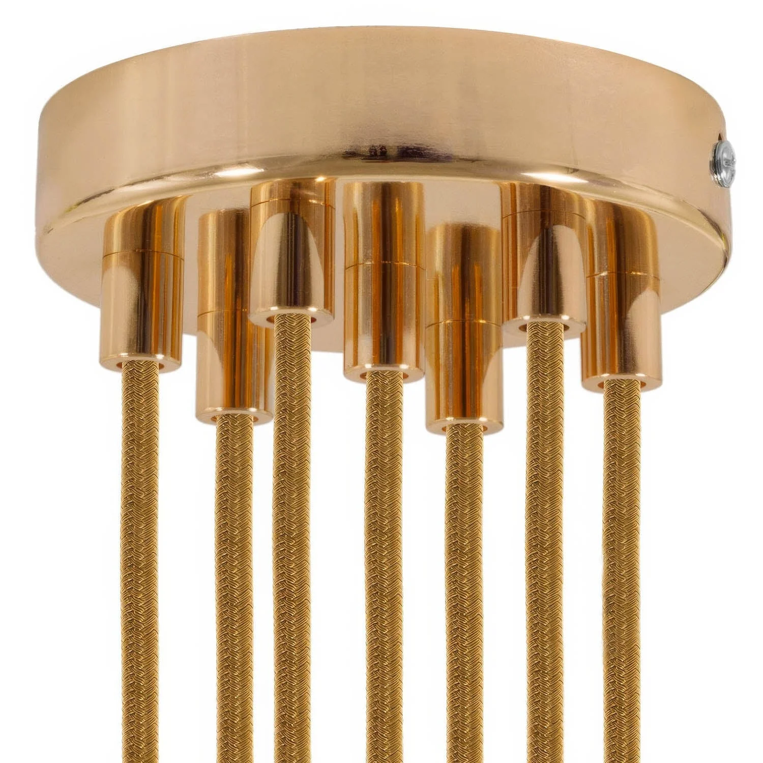 Zylindrischer Rosetten-Kit aus Metall mit 7 Löchern – Kupfer - Image 6