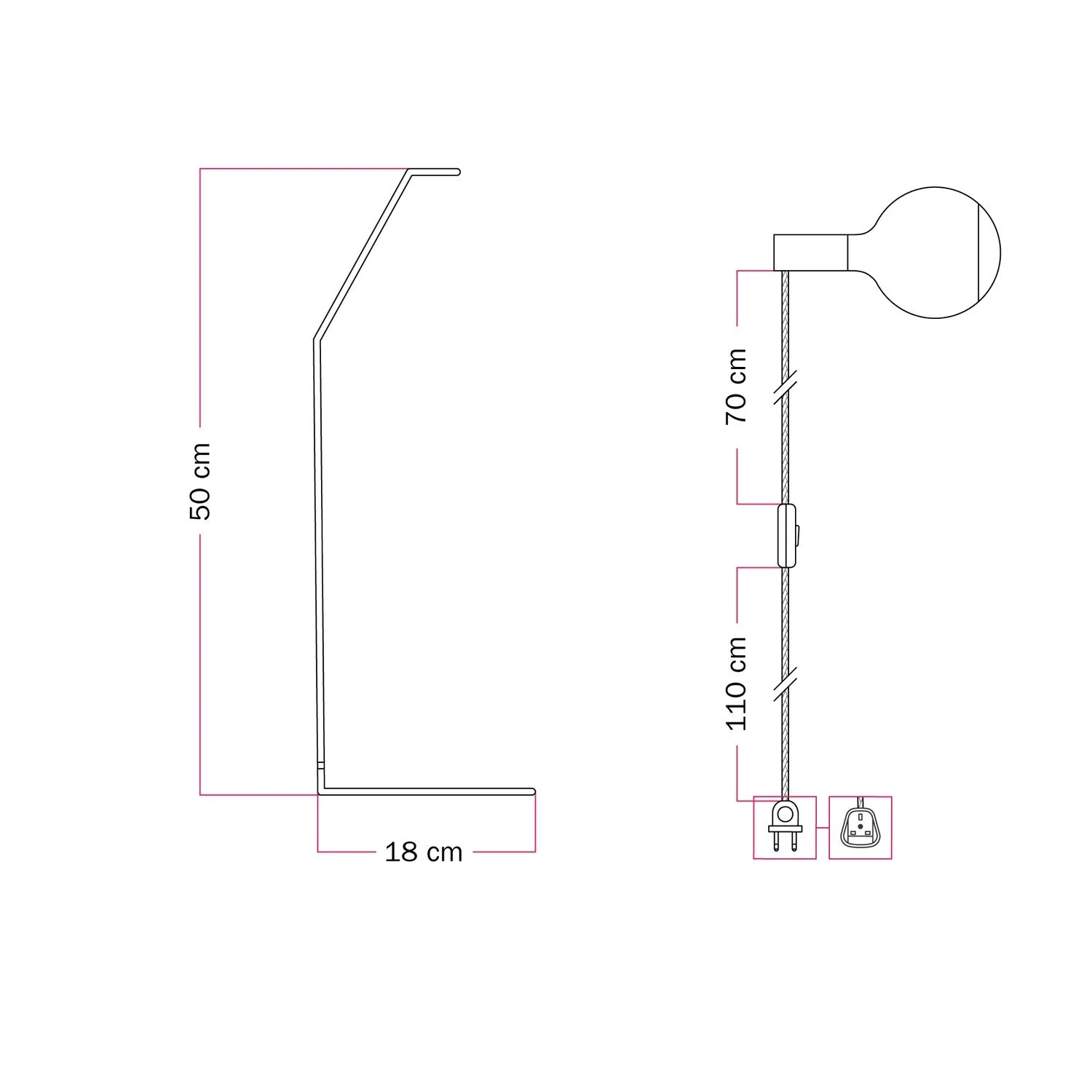 Koso Lucia – Tischlampe mit UK-Stecker – Grün - Image 7