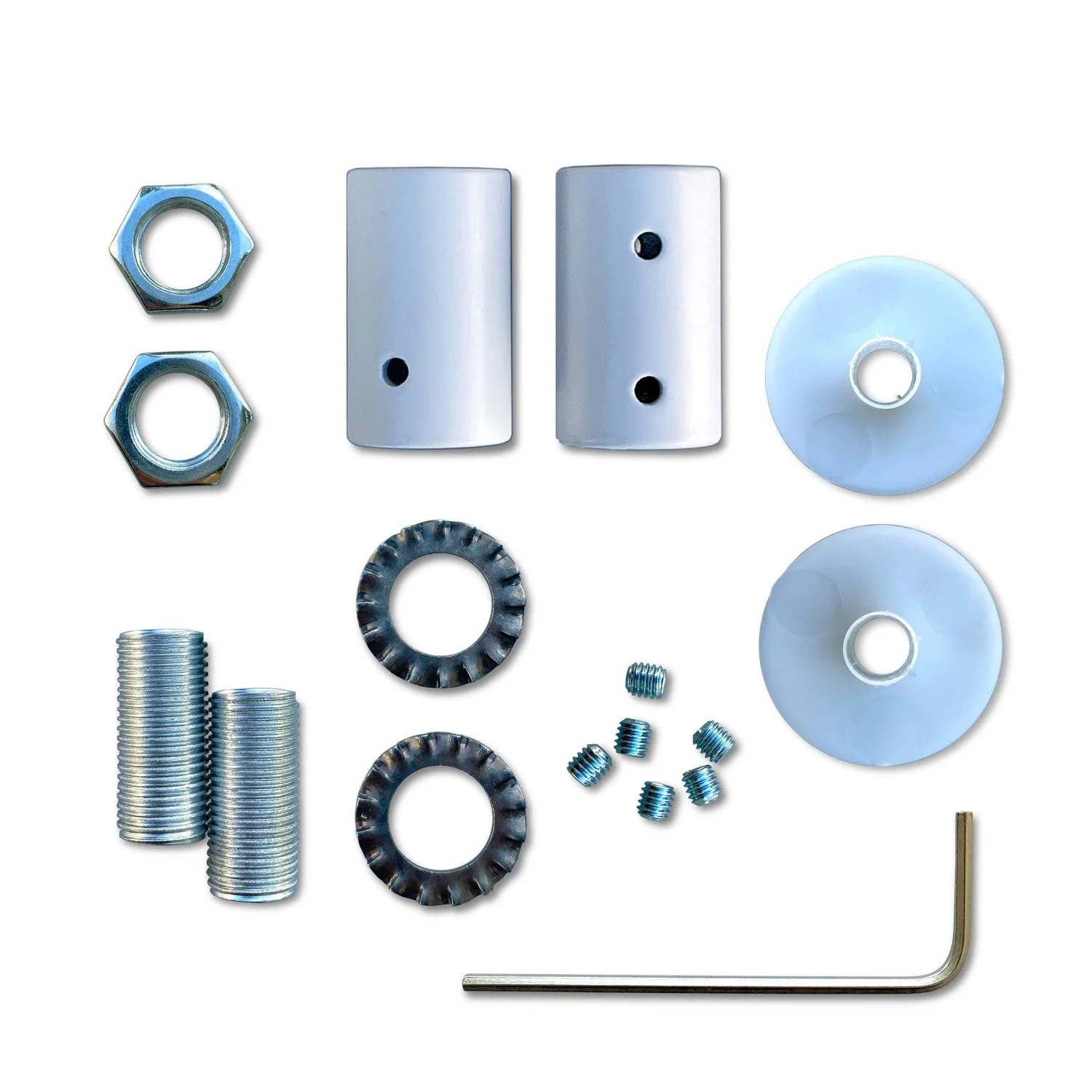 Kit Creative Flex – flexibles Schlauchrohr mit Stoffbezug RM77 Wiesengrün und Metallendstücken - Image 4