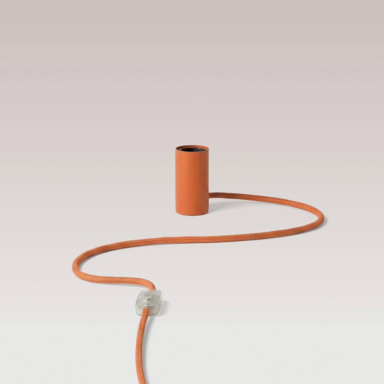 Magnetische Plug-in-Lampe mit E27-Fassung - Orange