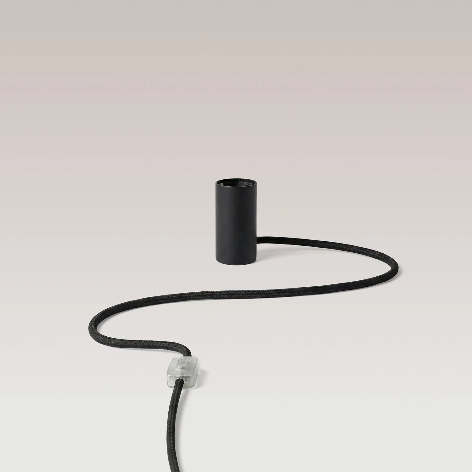 Magnetische Plug-in-Lampe mit E27-Fassung - Schwarz