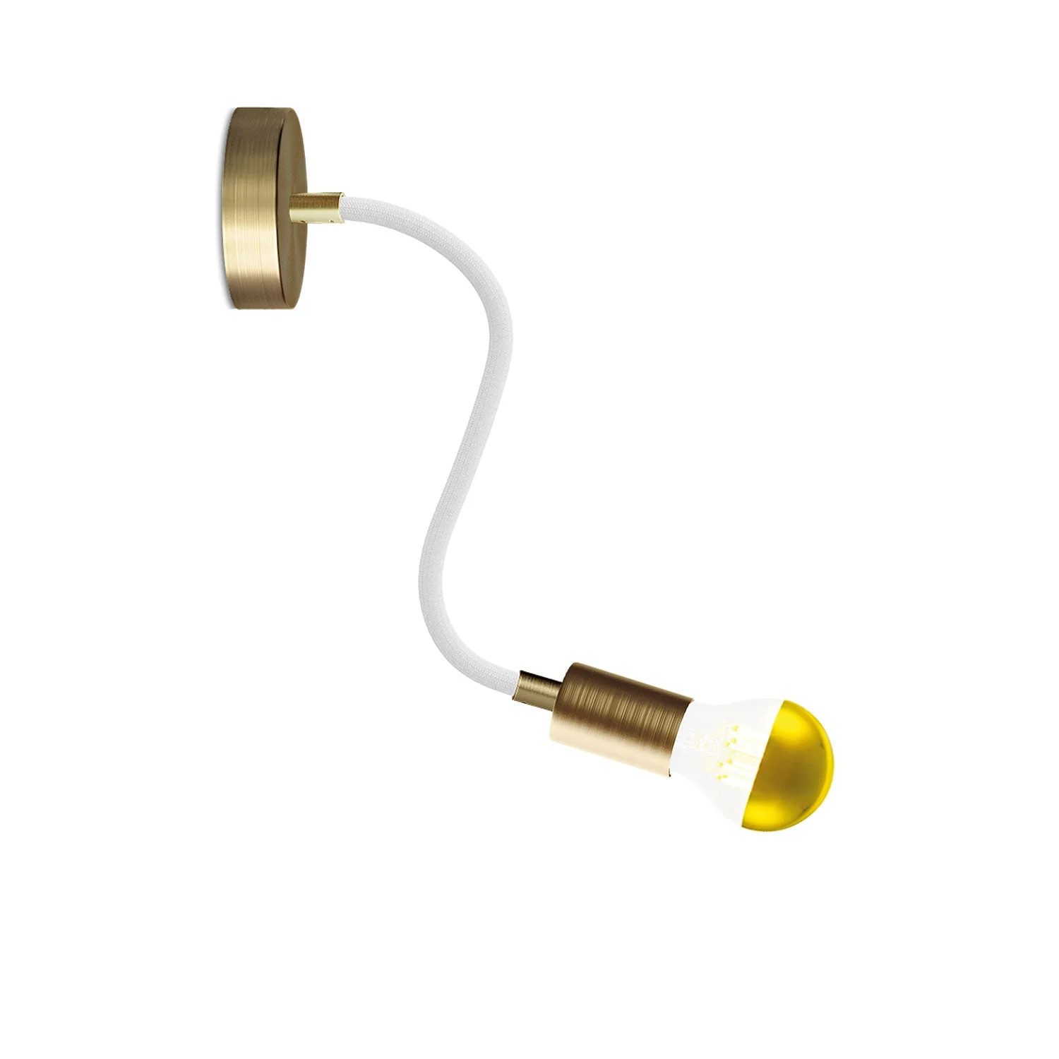 Flex 30 Leuchte mit Tropfenbirne – Bronze satiniert