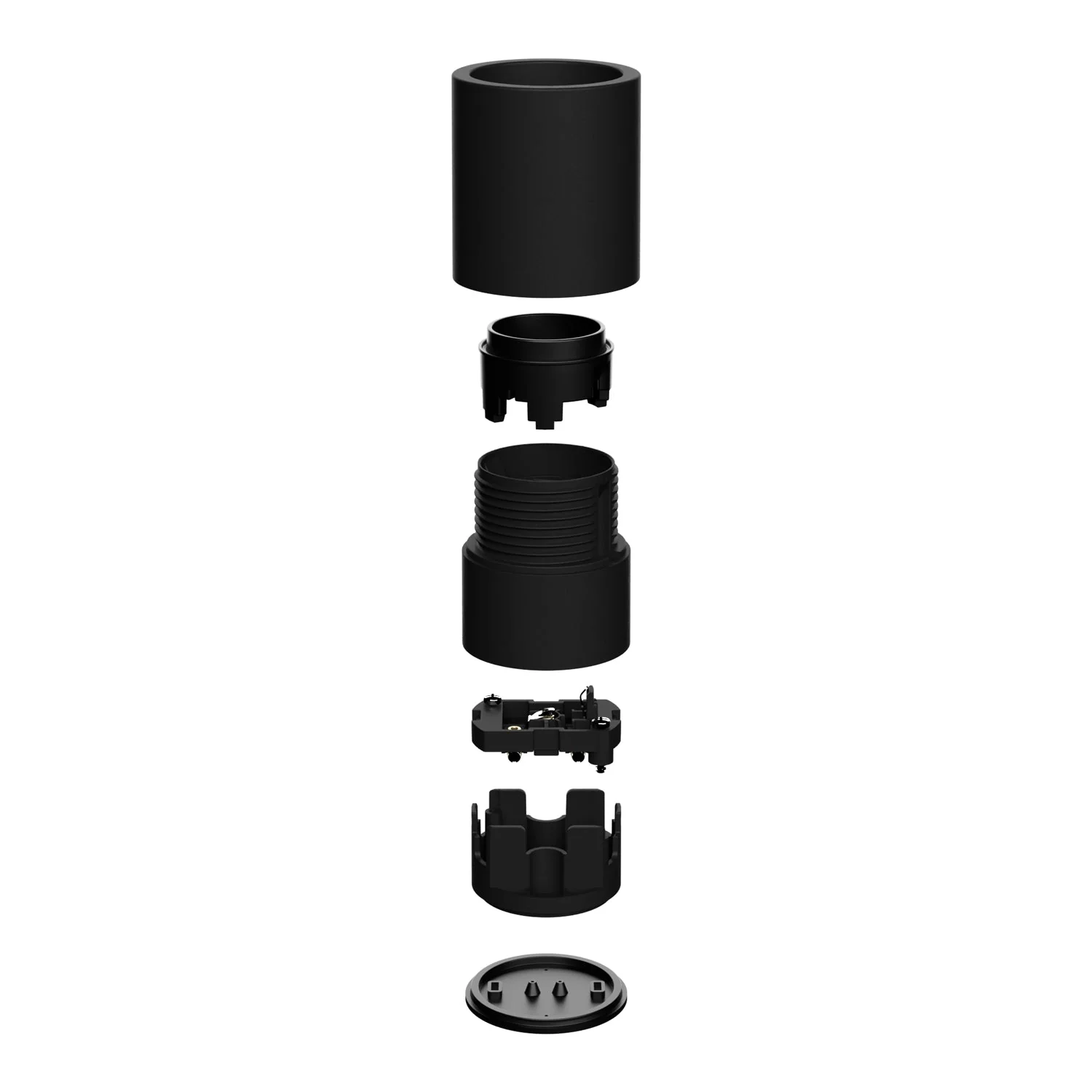 E27-Lampenfassung Schwarz für Wand oder Decke – Wasserdicht IP44 - Image 4