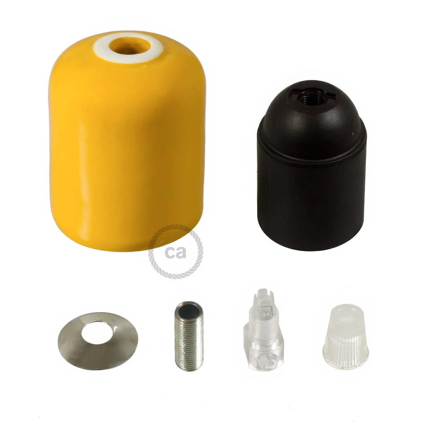 Keramik-Lampenfassungen-Kit E27 - Gelb - Image 2