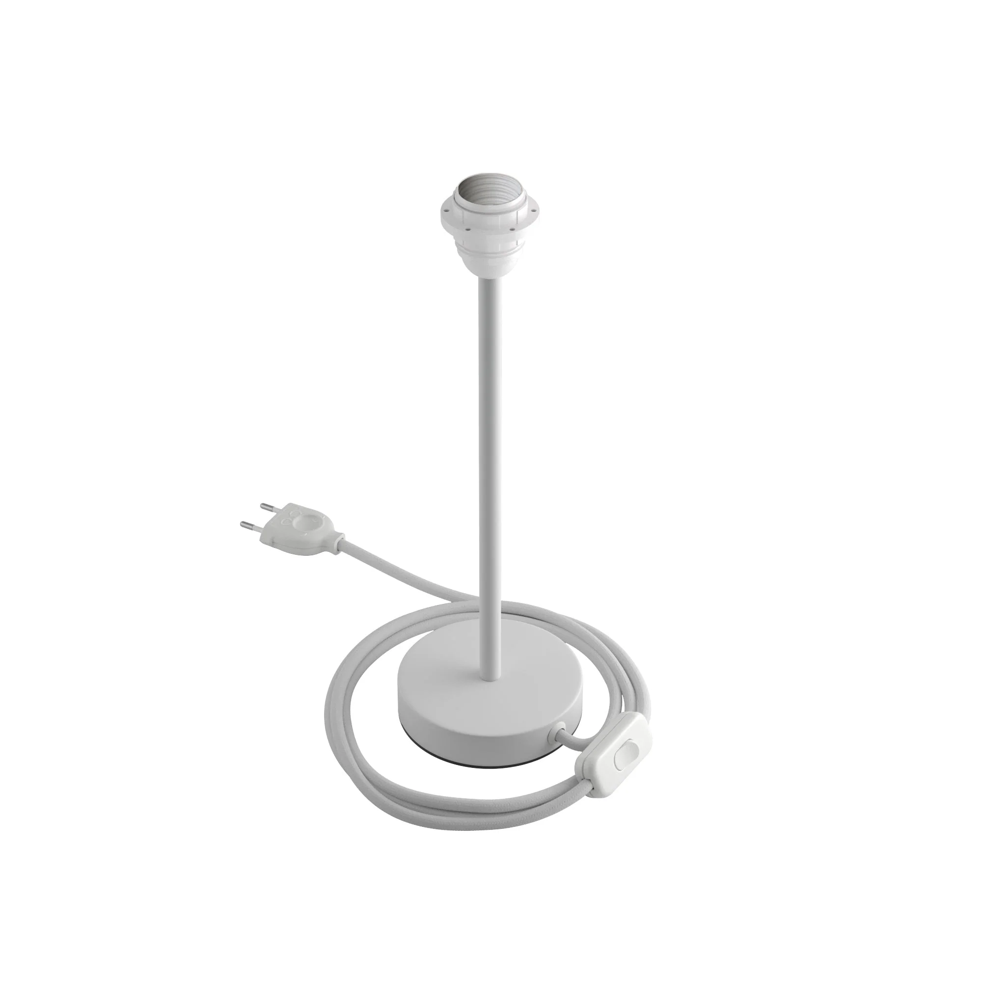 Schirmheber für Schirm – Tischleuchte aus Metall – Mattweiß - Image 9