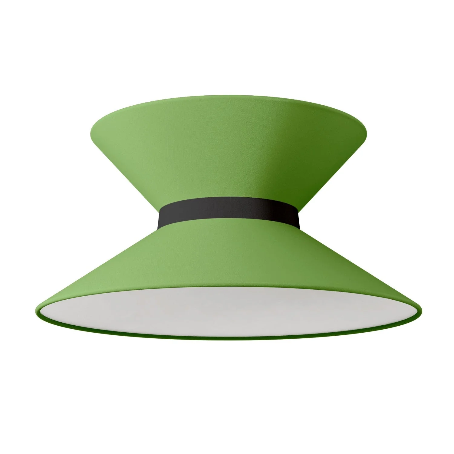 Clessidra Stoffs-Lampenschirm Cinette Pistaziengrün – Made in Italy - Image 10
