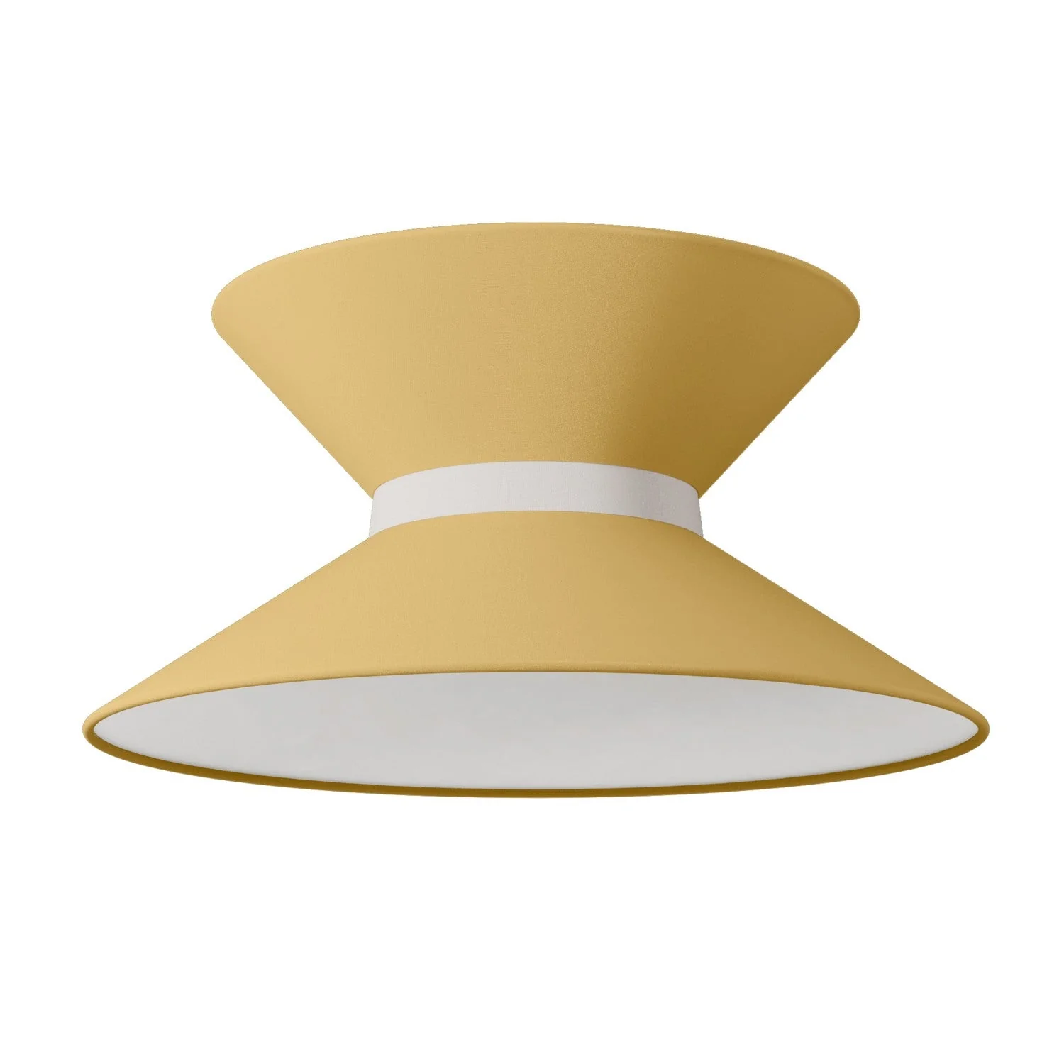 Lampenschirm aus Stoff Clessidra Arenal Gold – Made in Italy