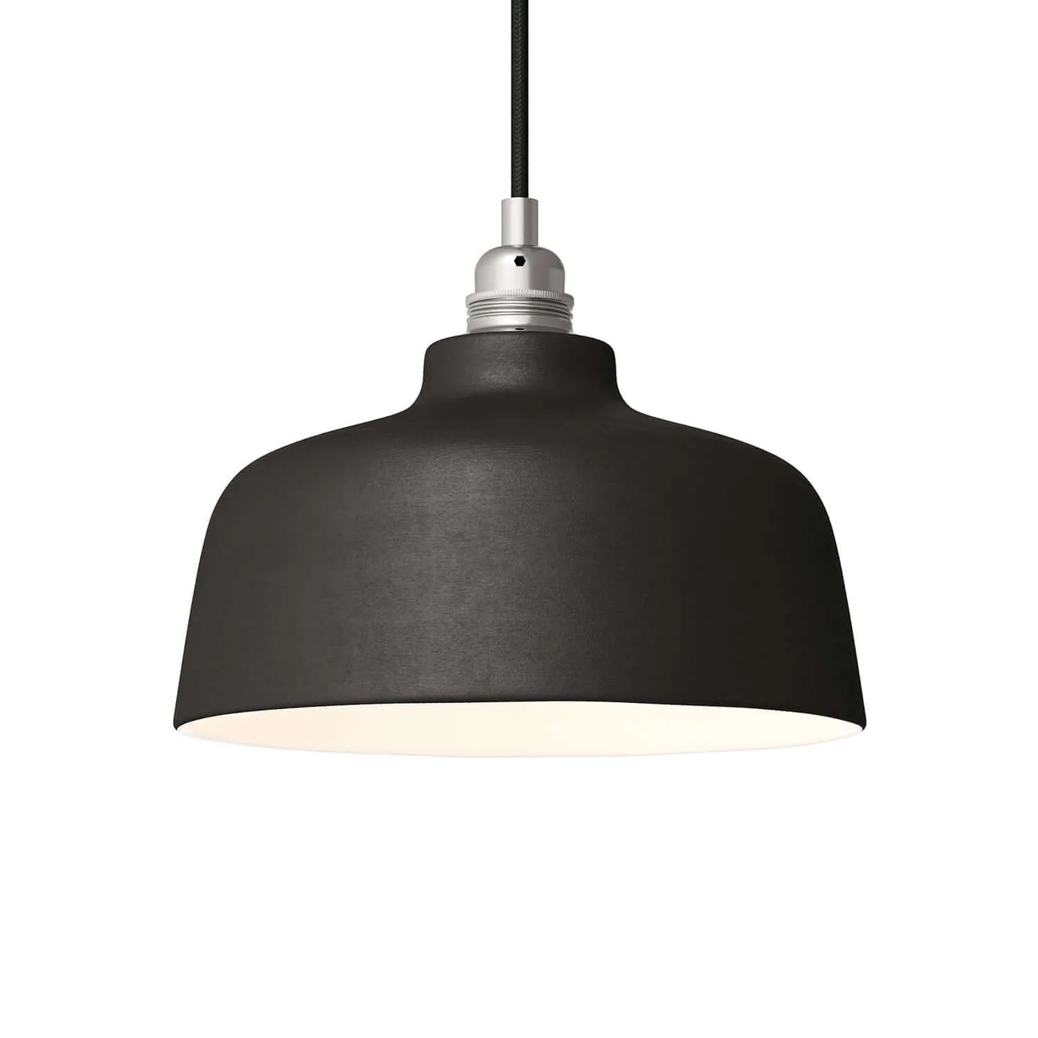Coppa-Lampenschirm aus Keramik, Kollektion Materia – Made in Italy – Lavagna