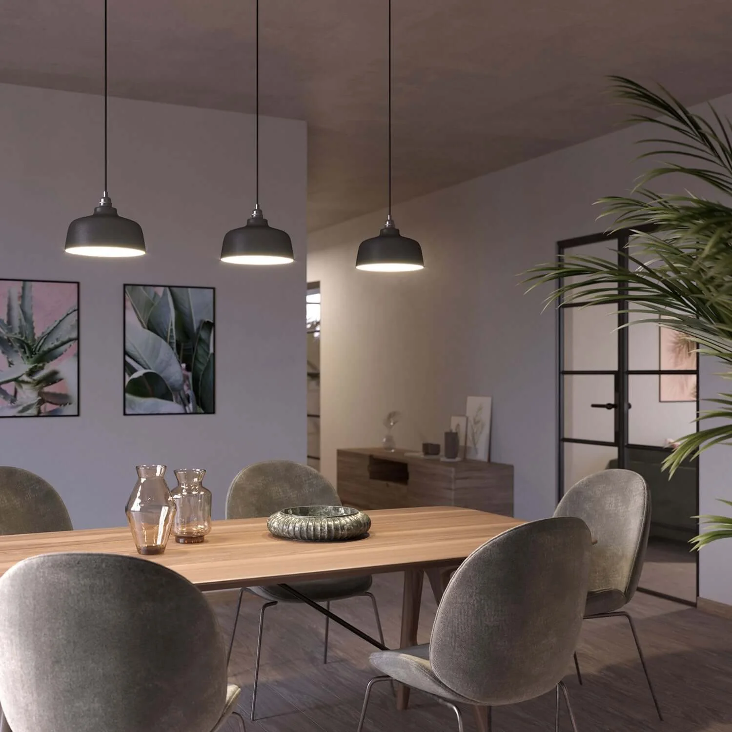 Coppa-Lampenschirm aus Keramik, Kollektion Materia – Made in Italy – Lavagna - Image 2