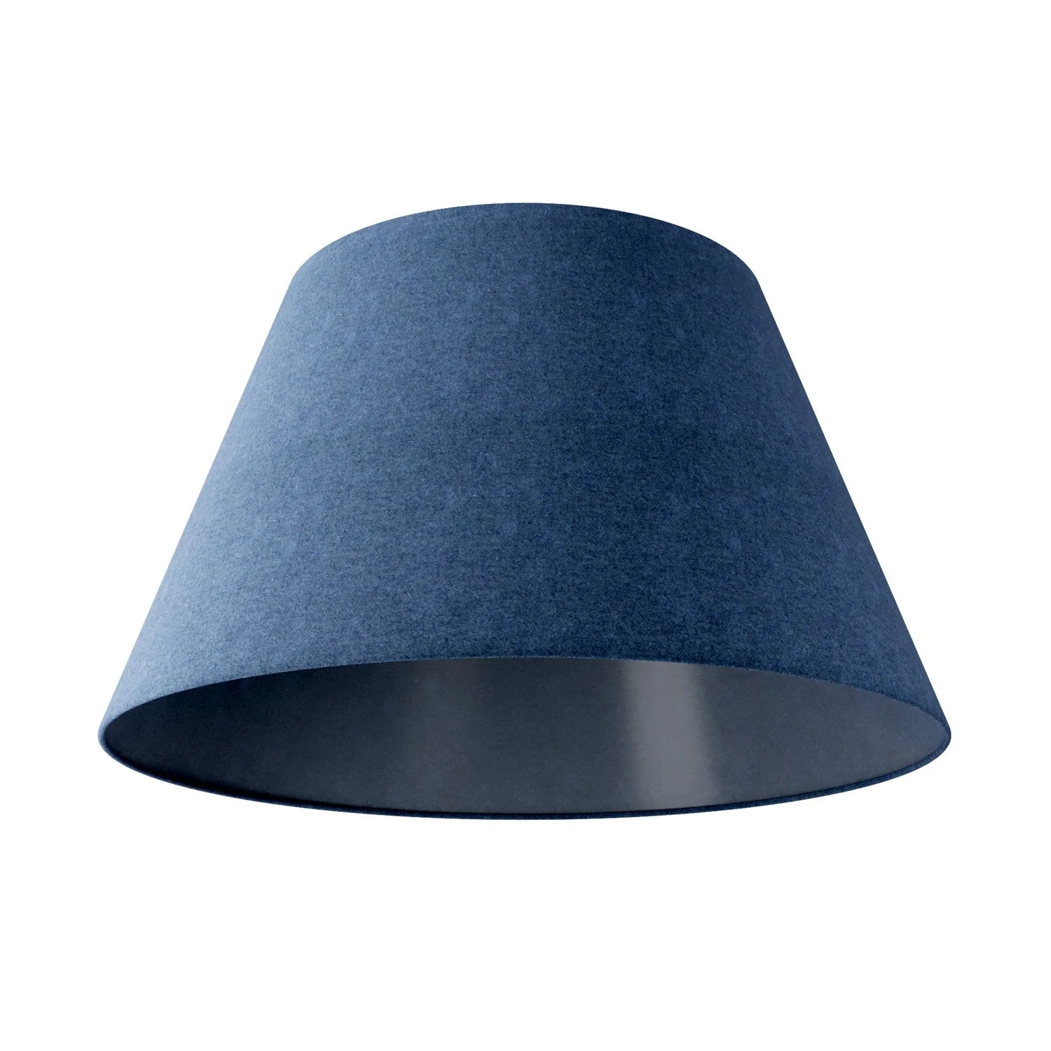 Lampenschirm Impero L für Pendelleuchten mit E27-Fassung – Made in Italy – Blaue Wolle