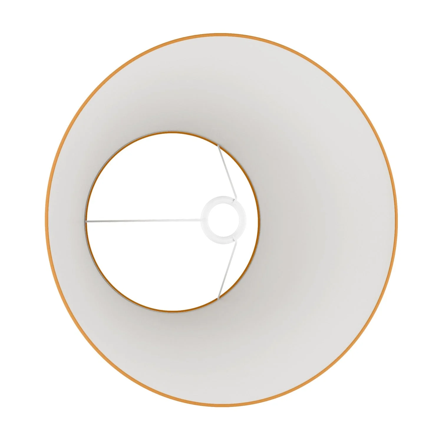 Impero Lampenschirm L für Tischleuchte oder Wandlampe mit E27-Fassung – Made in Italy – Stoff Mandarine - Image 3