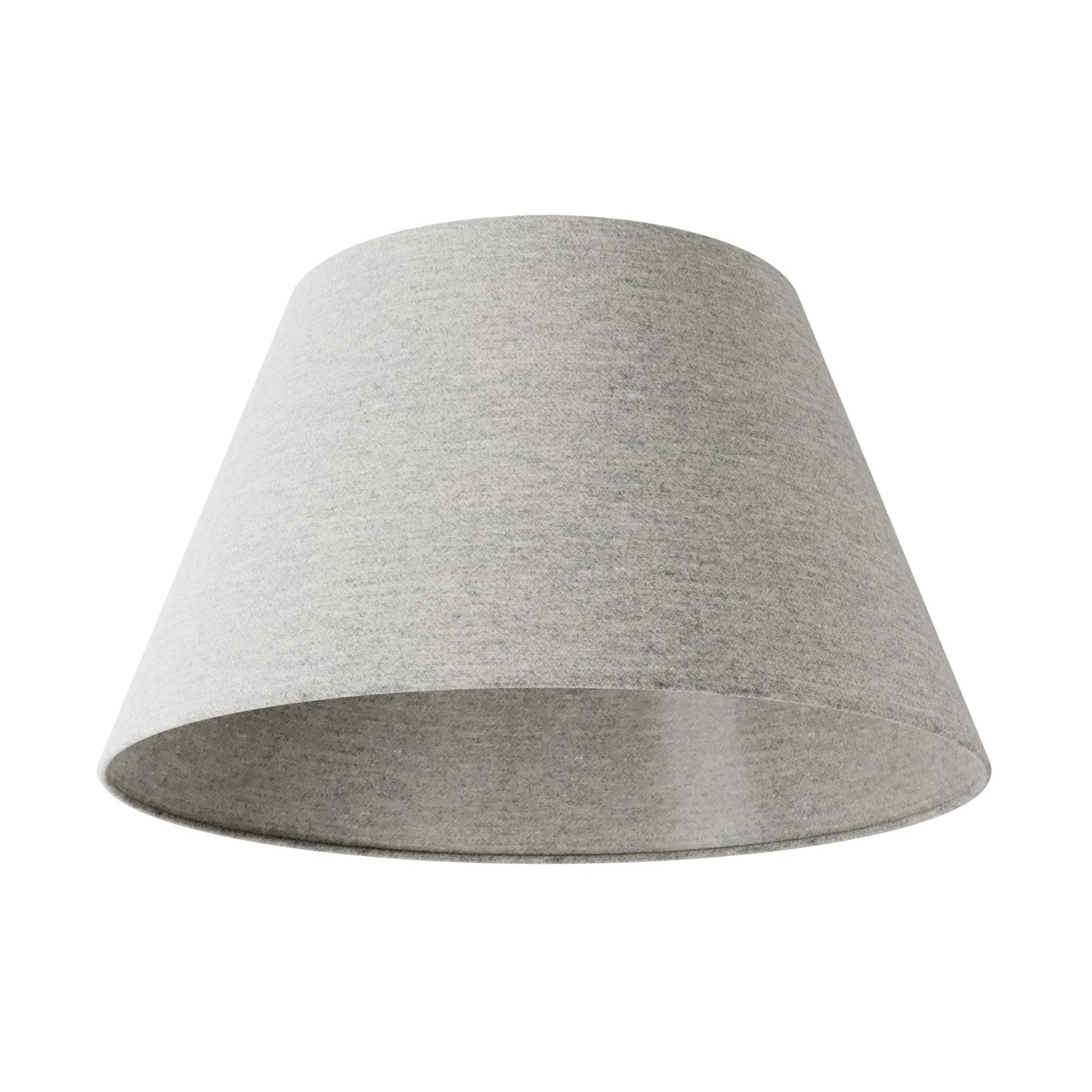 Impero M Schirm für Pendelleuchte mit E27-Fassung – Made in Italy – Hellgraue Wolle
