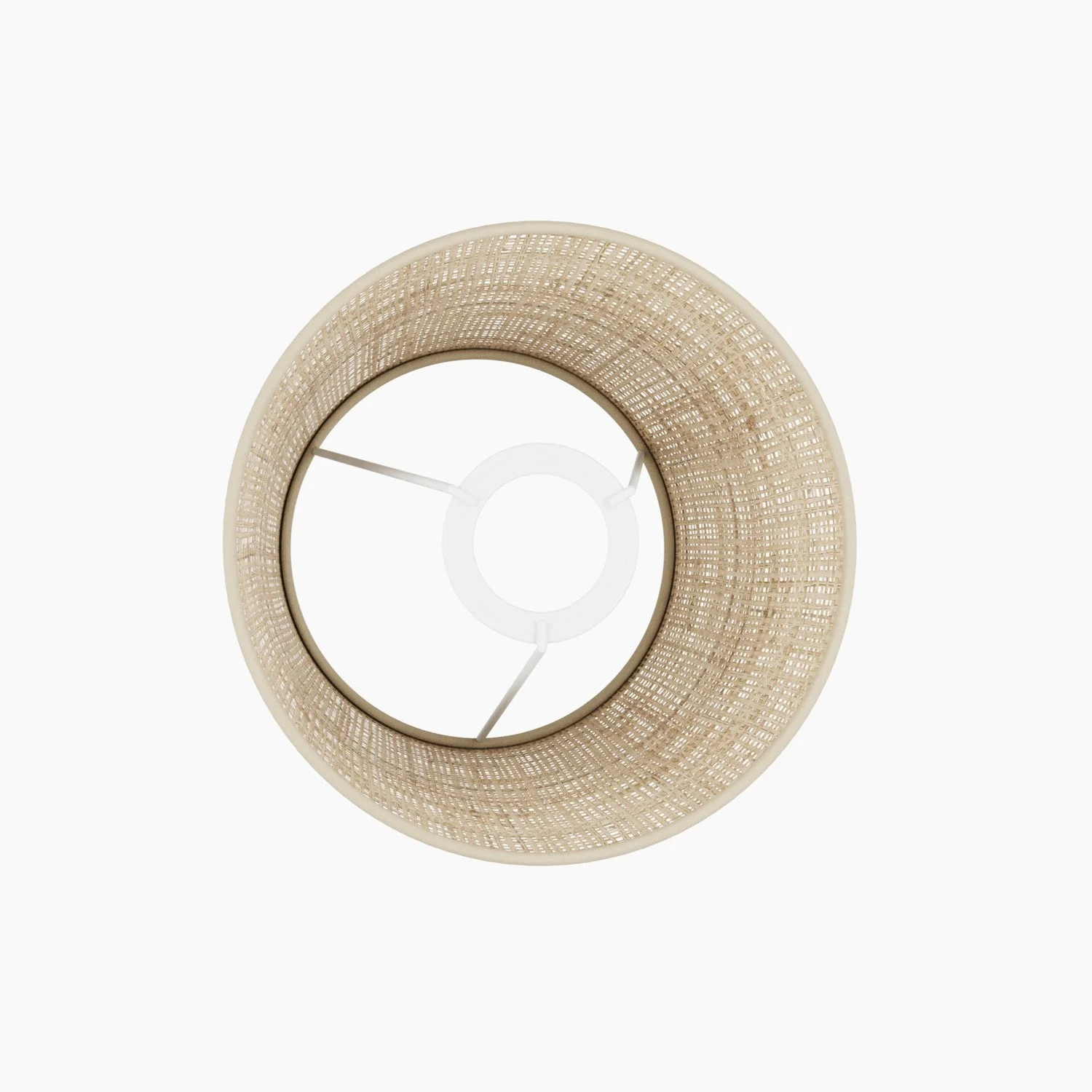 Lampenschirm Impero S mit E27-Fassung für Tischleuchte oder Wandleuchte – Made in Italy – Raphia - Image 3