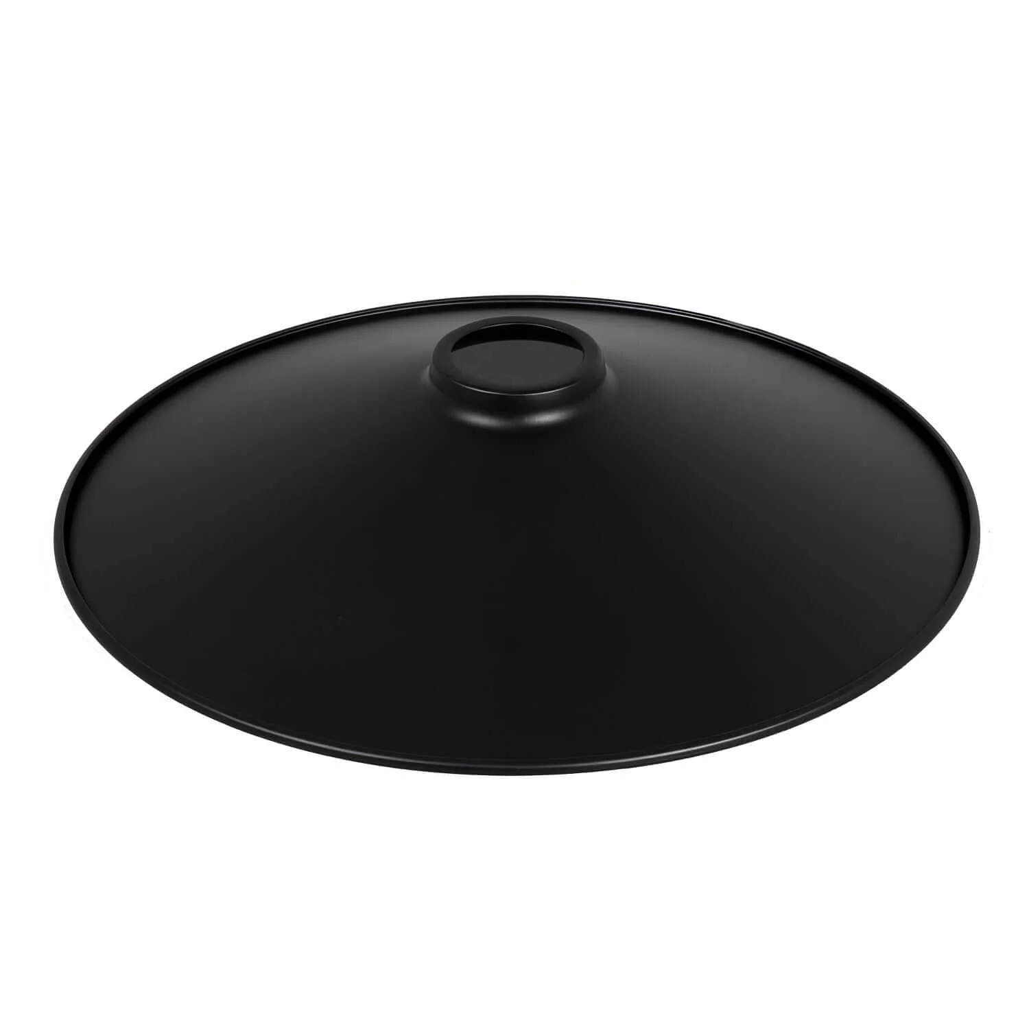 Lampenschirm Swing aus emailliertem Metall für Lampenfassungen E27 - Schwarz innen Schwarz - Image 3