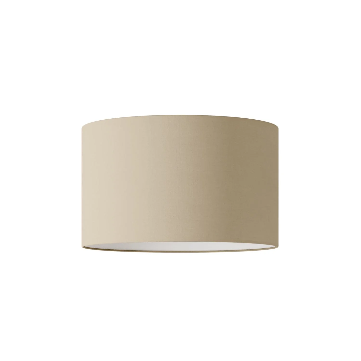 Zylinder-Lampenschirm L aus Stoff mit E27-Fassung – Made in Italy – Arenal Taupe