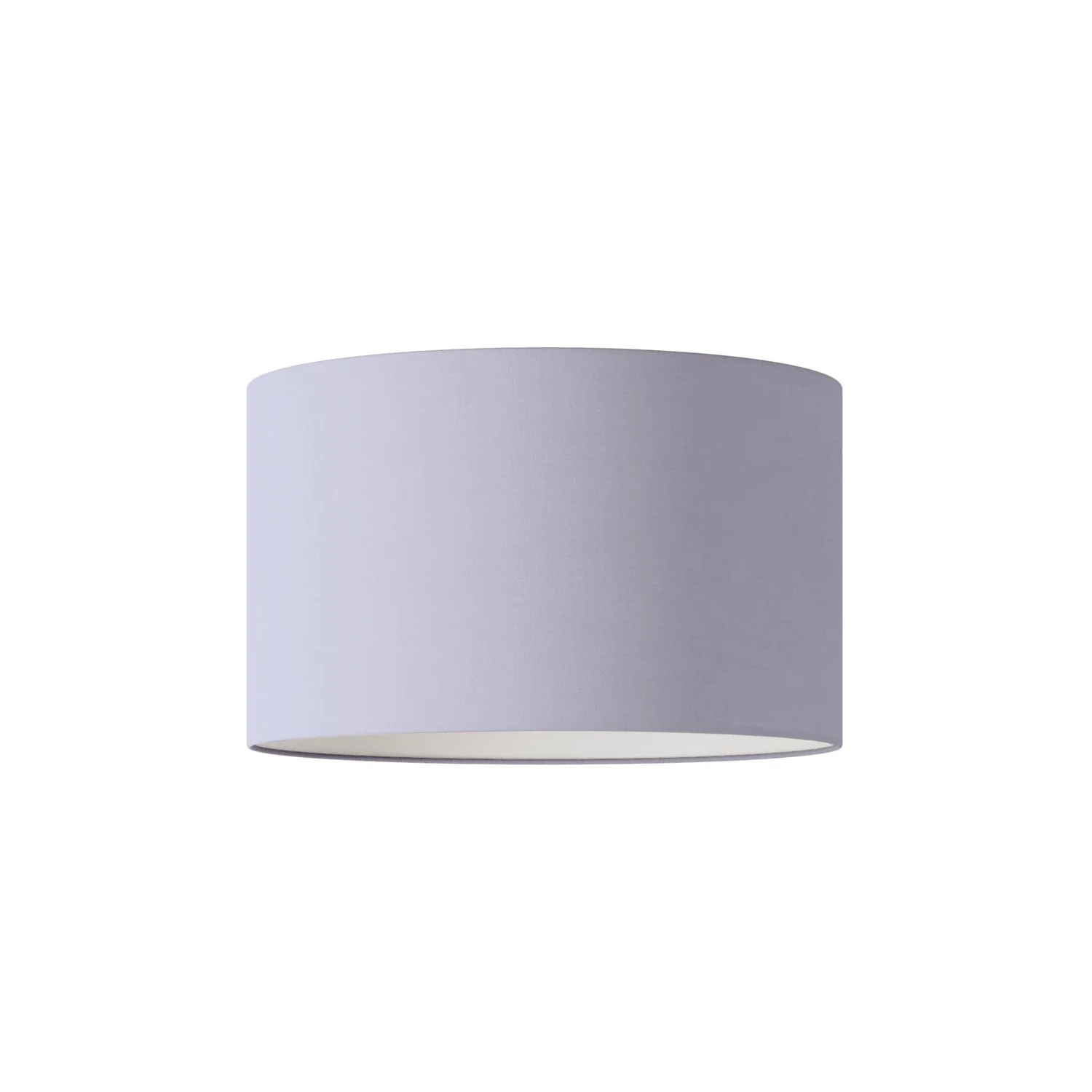 Zylindrischer Lampenschirm L aus Stoff mit E27-Fassung – Made in Italy – Stoff Lila