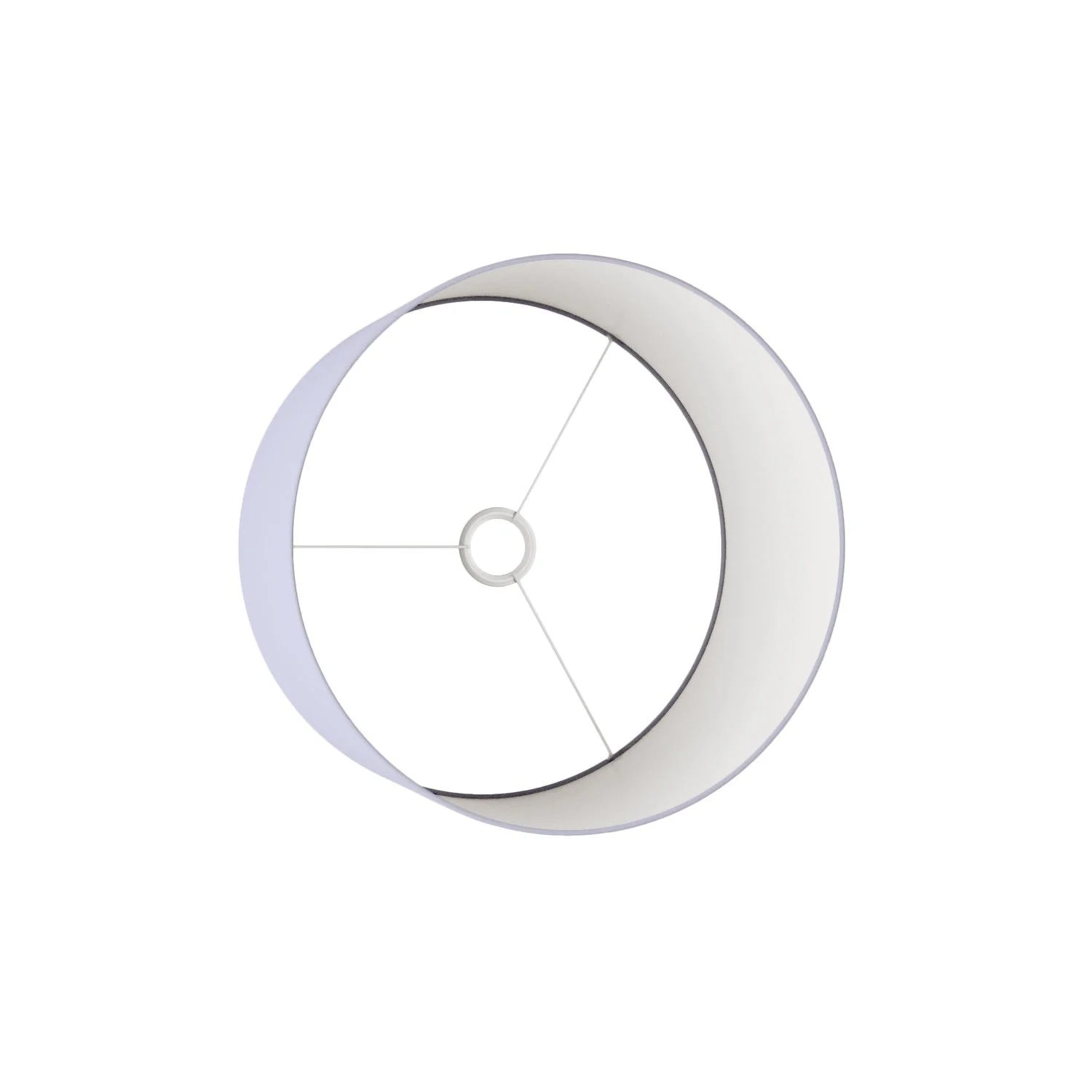 Zylindrischer Lampenschirm L aus Stoff mit E27-Fassung – Made in Italy – Stoff Lila - Image 3