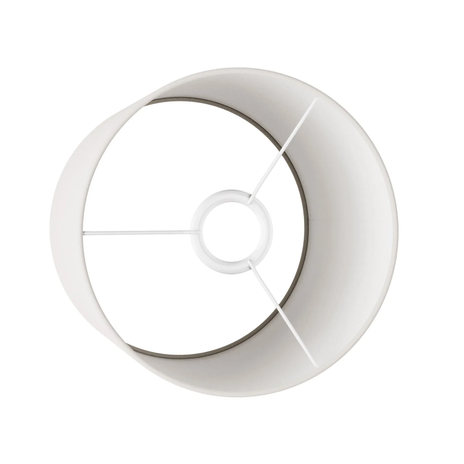 Zylindrischer Lampenschirm M aus Stoff mit E27-Fassung – Made in Italy – Sandfarbenes Arenal - Image 3