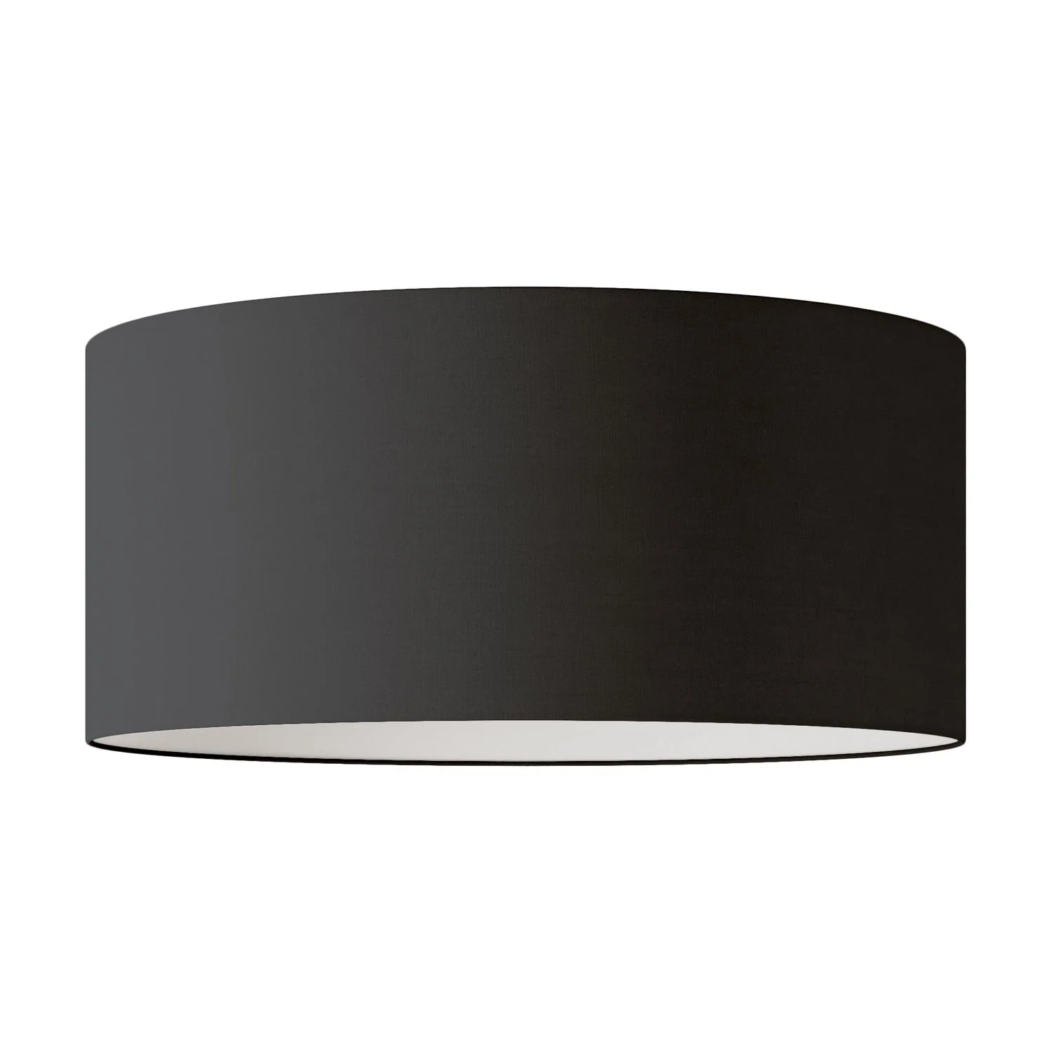 Lampenschirm Cilindro XXL aus Stoff mit E27-Fassung – Made in Italy – Stoff Anthrazit