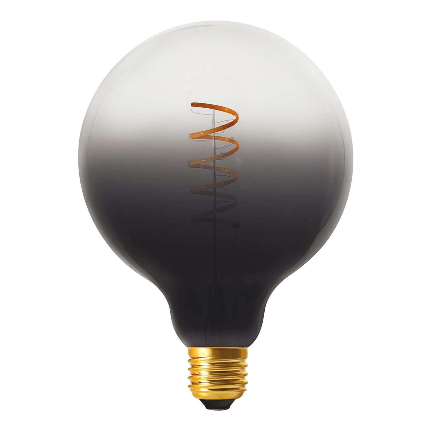 LED-Lampe Dark Shadow Globo G125 Pastell-Linie 105Lm Spiral-Filament 4,5W E27 1800K dimmbar