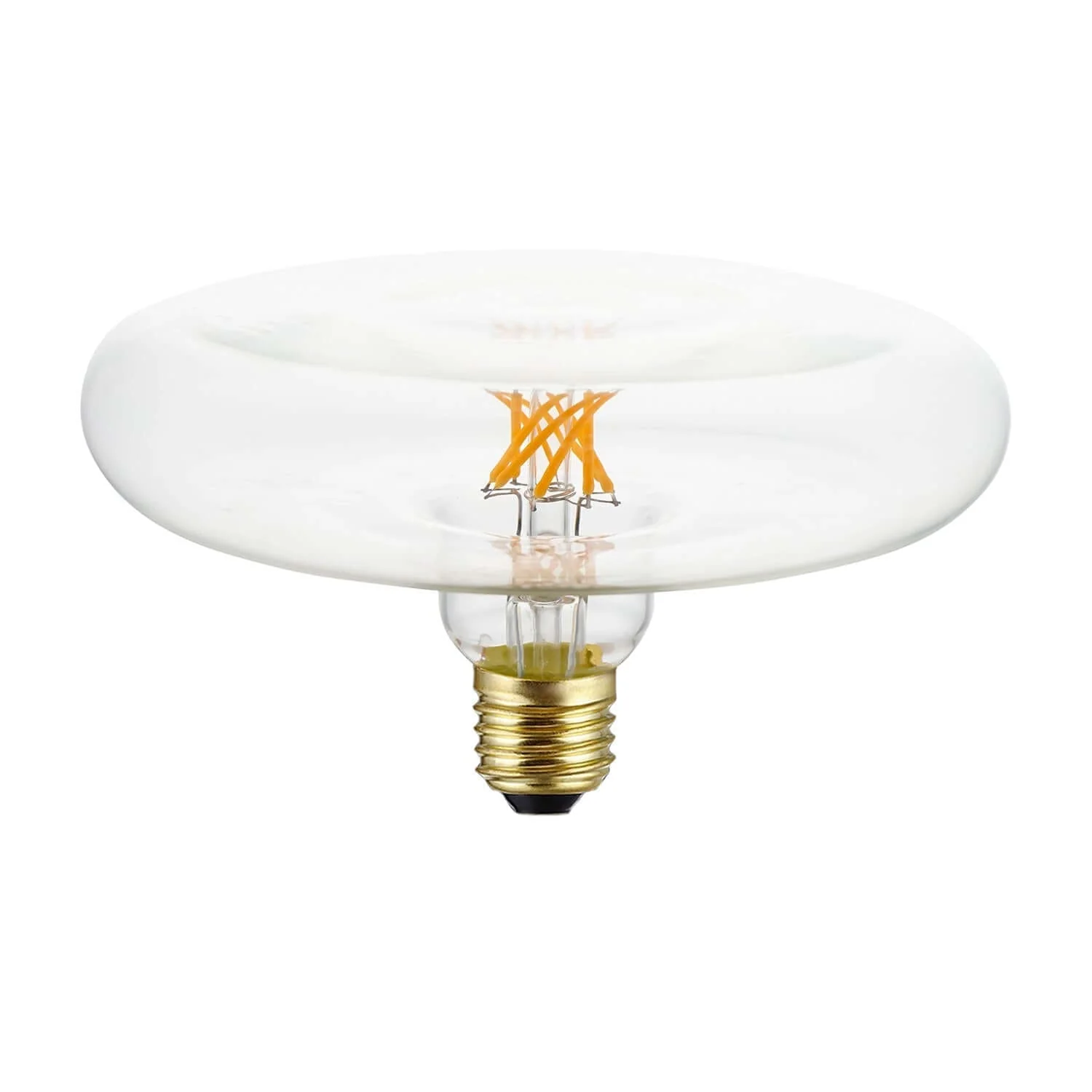 LED-Lampe Transparent DASH D170, gedrehtes Filament 6W 610Lm E27 2700K dimmbar