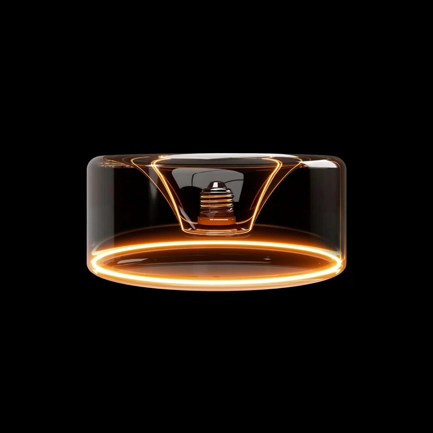 LED-Glühbirne Smoky Ghost Line Recessed Donut 195x83 6W 380Lm E27 1900K dimmbar – G12 - Image 2
