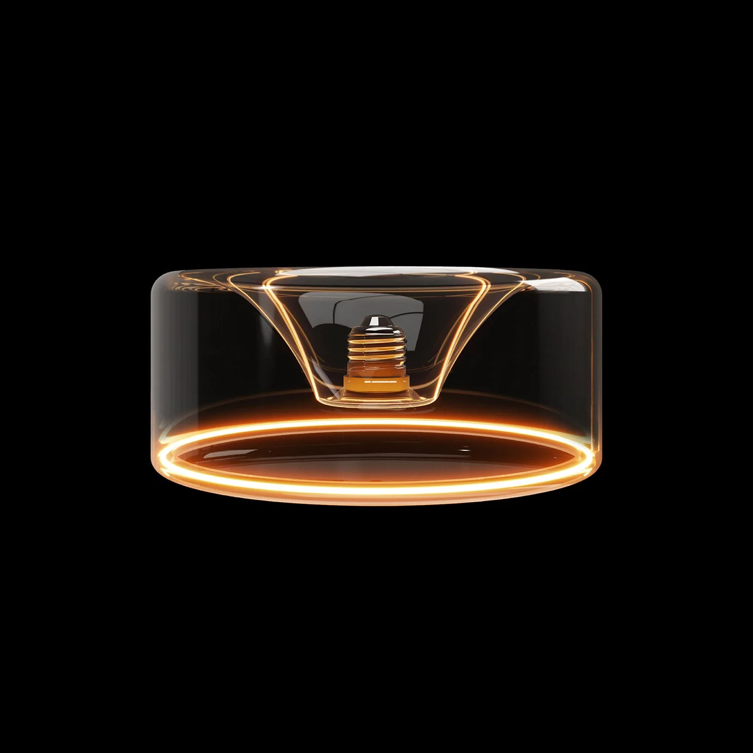 LED Klar Glühbirne Ghost Line CRI 90 Eingelassener Donut 5,5W 480Lm E26 120V 2200K Dimmbar - G02 - Image 2