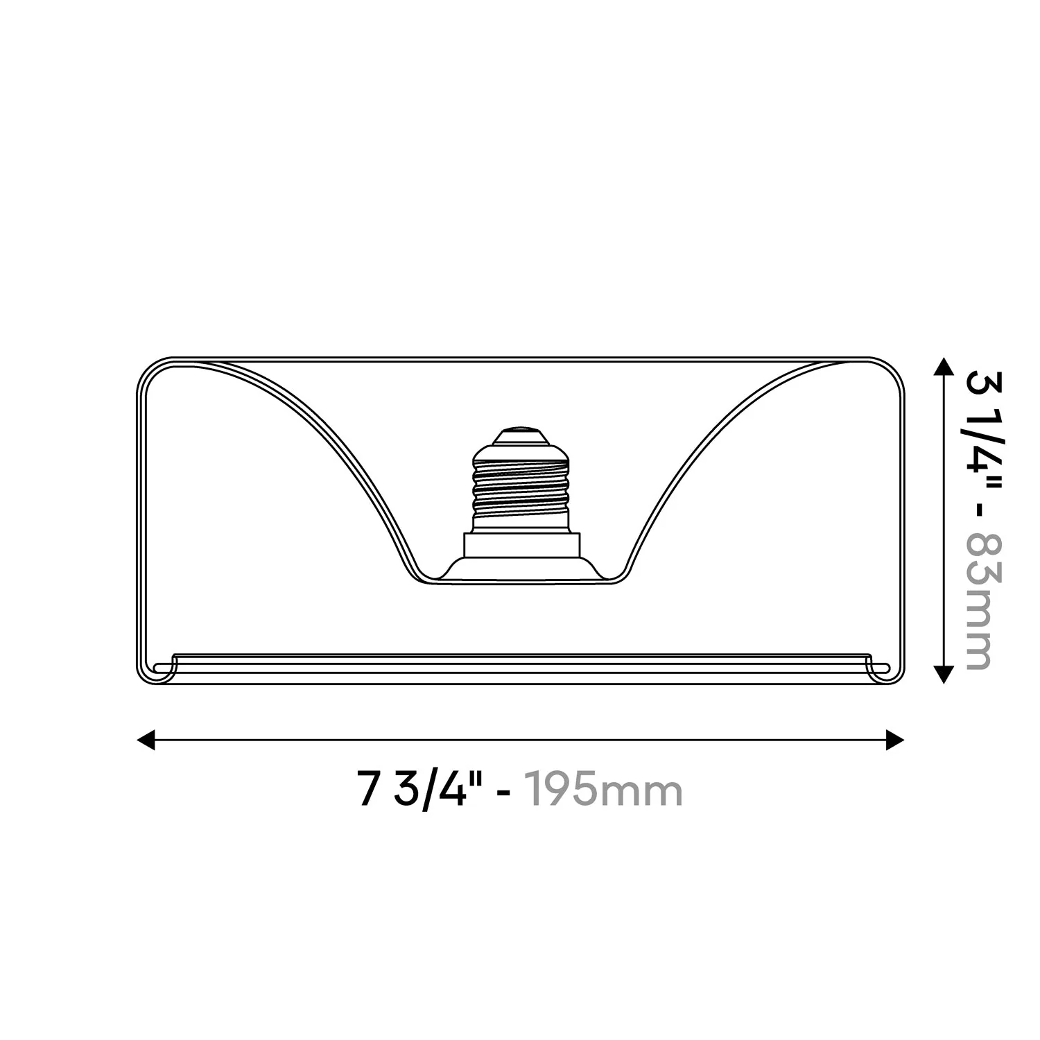 LED Klar Glühbirne Ghost Line CRI 90 Eingelassener Donut 5,5W 480Lm E26 120V 2200K Dimmbar - G02 - Image 7