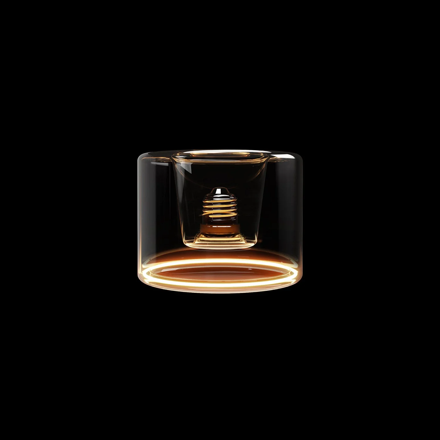 LED Klar Glühbirne Ghost Line CRI 90 Eingelassener Mini-Donut 5,5W 450Lm E26 120V 2200K Dimmbar - G03 - Image 2