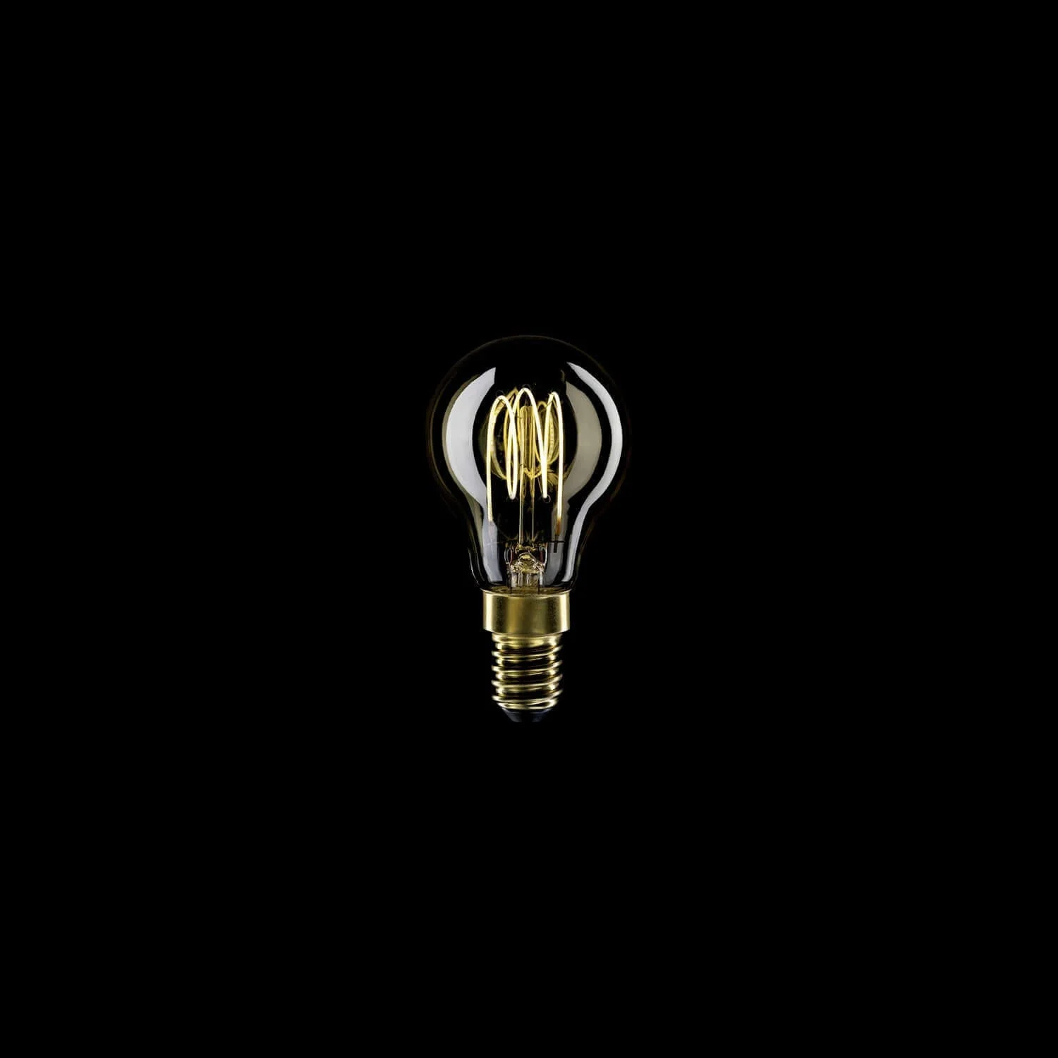LED-Glühbirne Gold Carbon Line mit vertikalem Glühfaden, Mini-Globus G45 3,4W 300Lm E14 2700K Dimmbaar – C52 - Image 2