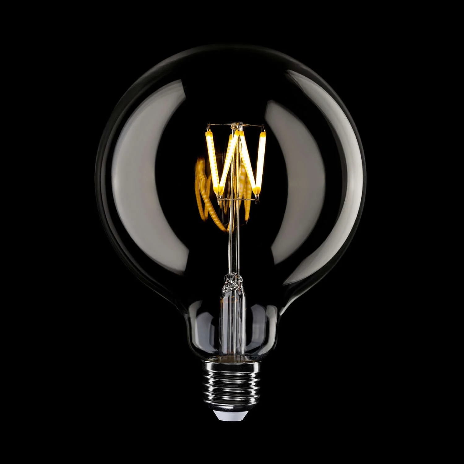 Transparente LED-Lampe Linea 5V Kurzfaden Globo G125 1,3W 110Lm E27 2500K Dimmbar - B04 - Image 2