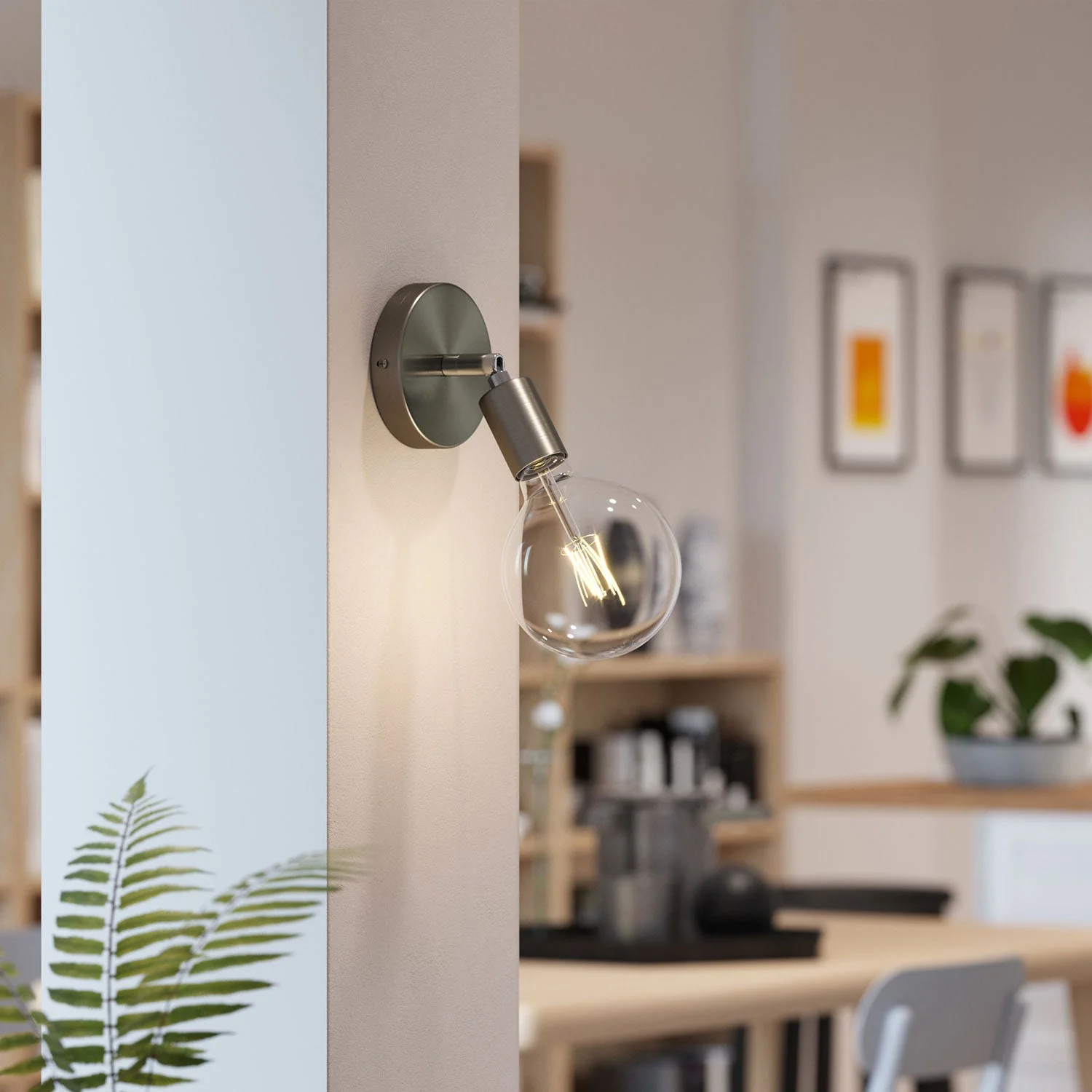 Fermaluce Metall 90°, verstellbare Lichtquelle für Wand oder Decke – Satin-Titan - Image 2