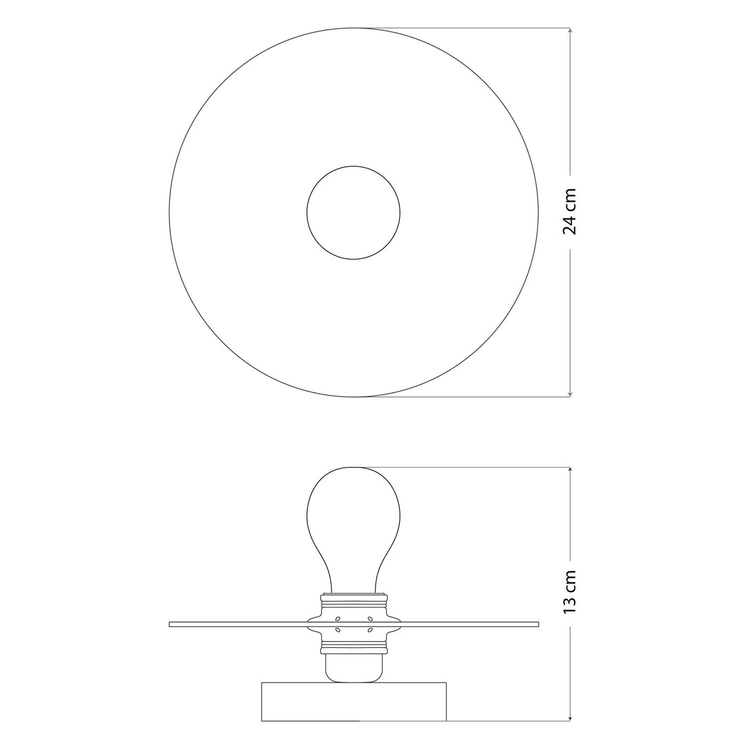 Fermaluce mit Mini-Teller Ellepì 'Maioliche' Gelb und Grün - Image 5