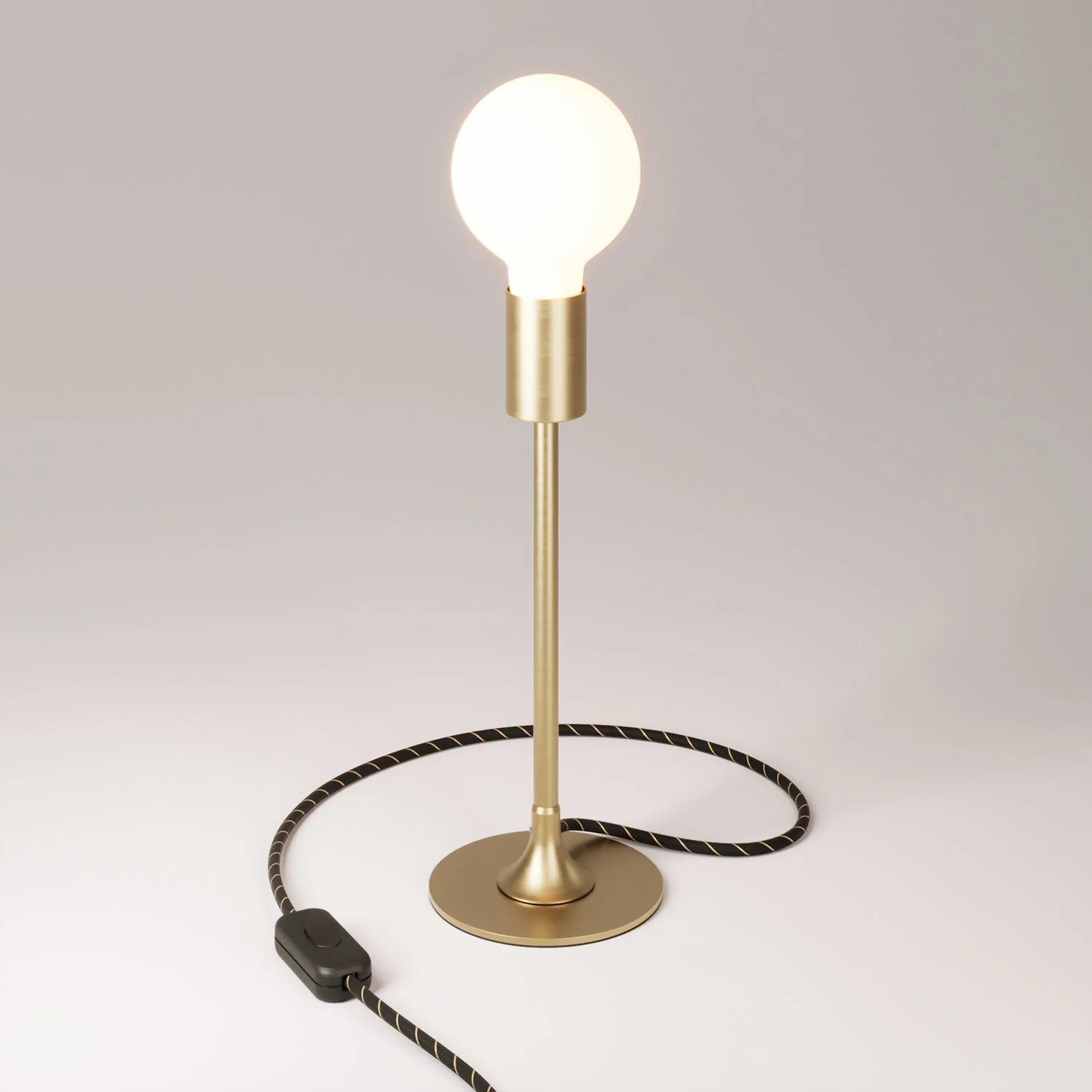 MAG-Y Metall-Tischlampe mit sichtbarer Glühbirne – Gebürstete Bronze - Image 3