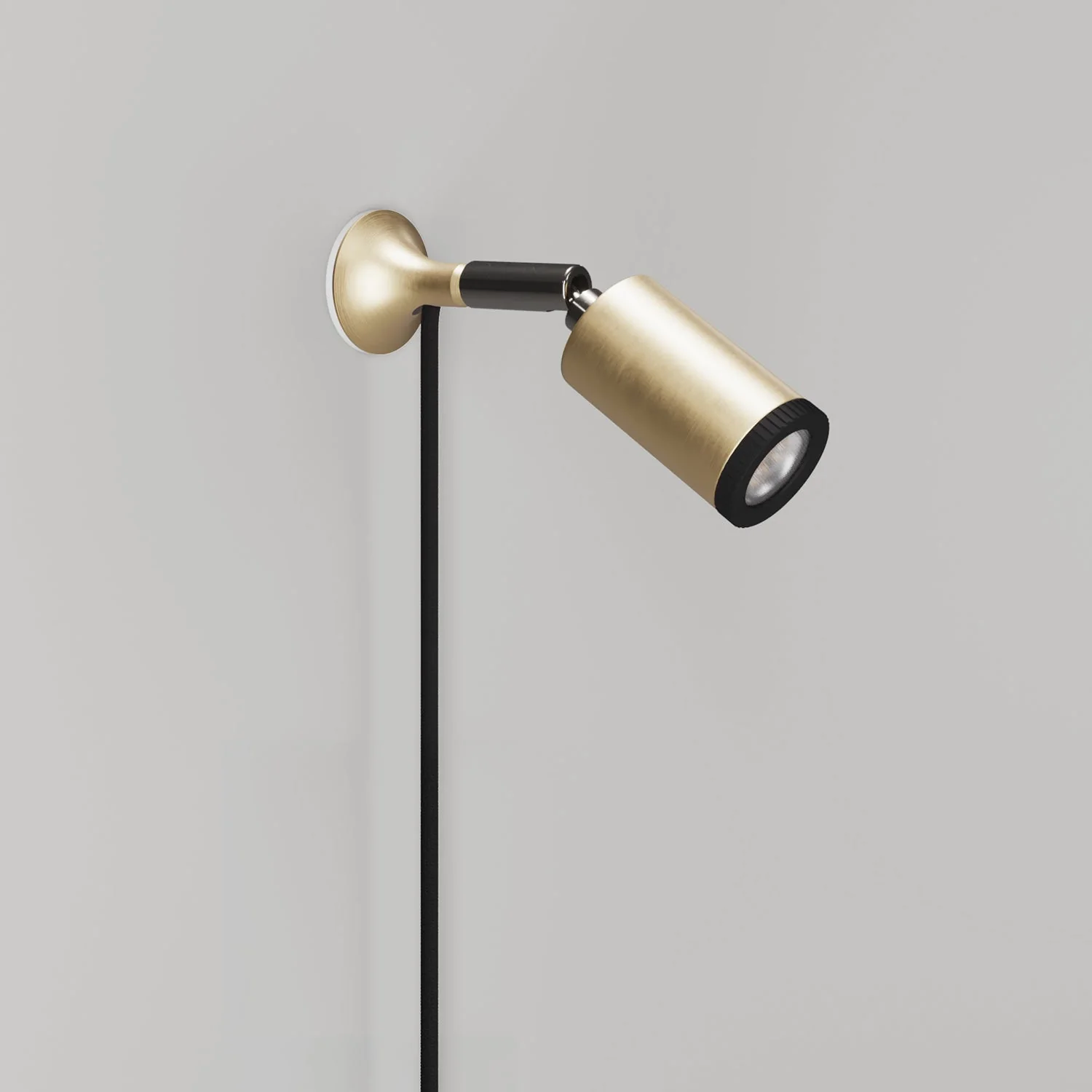 MAG-Y Metallwandleuchte mit Drehgelenk und Spot – Gebürstete Bronze - Image 4