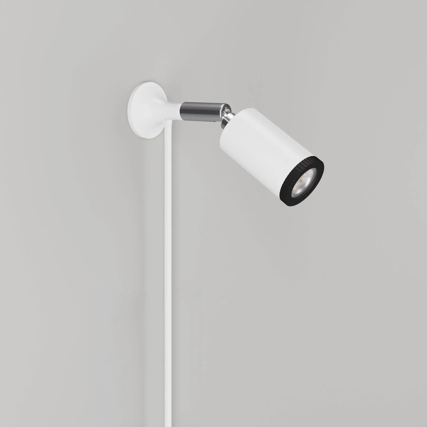 MAG-Y Wandleuchte aus Metall mit Drehgelenk und Spot – Mattweiß - Image 4