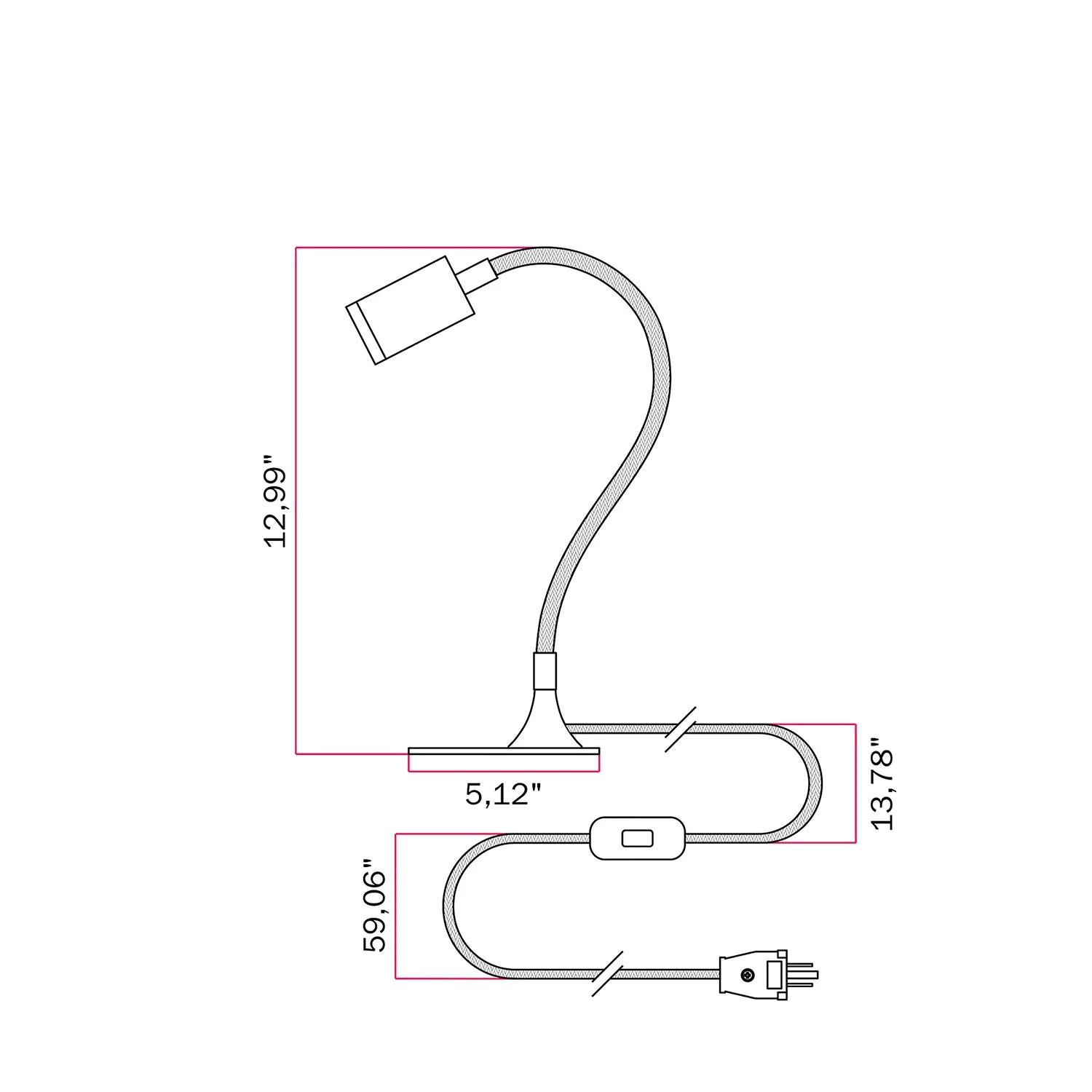 MAG-Y Strahler mit verstellbarem Auszug – Mattweiß - Image 7