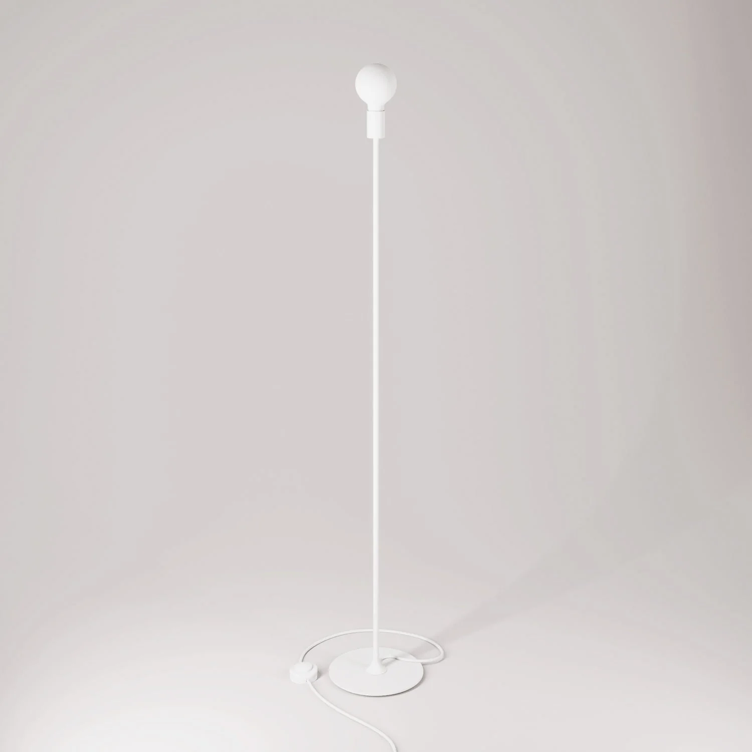 MAG-Y Stehlampe mit sichtbarem Leuchtmittel – Mattweiß - Image 3