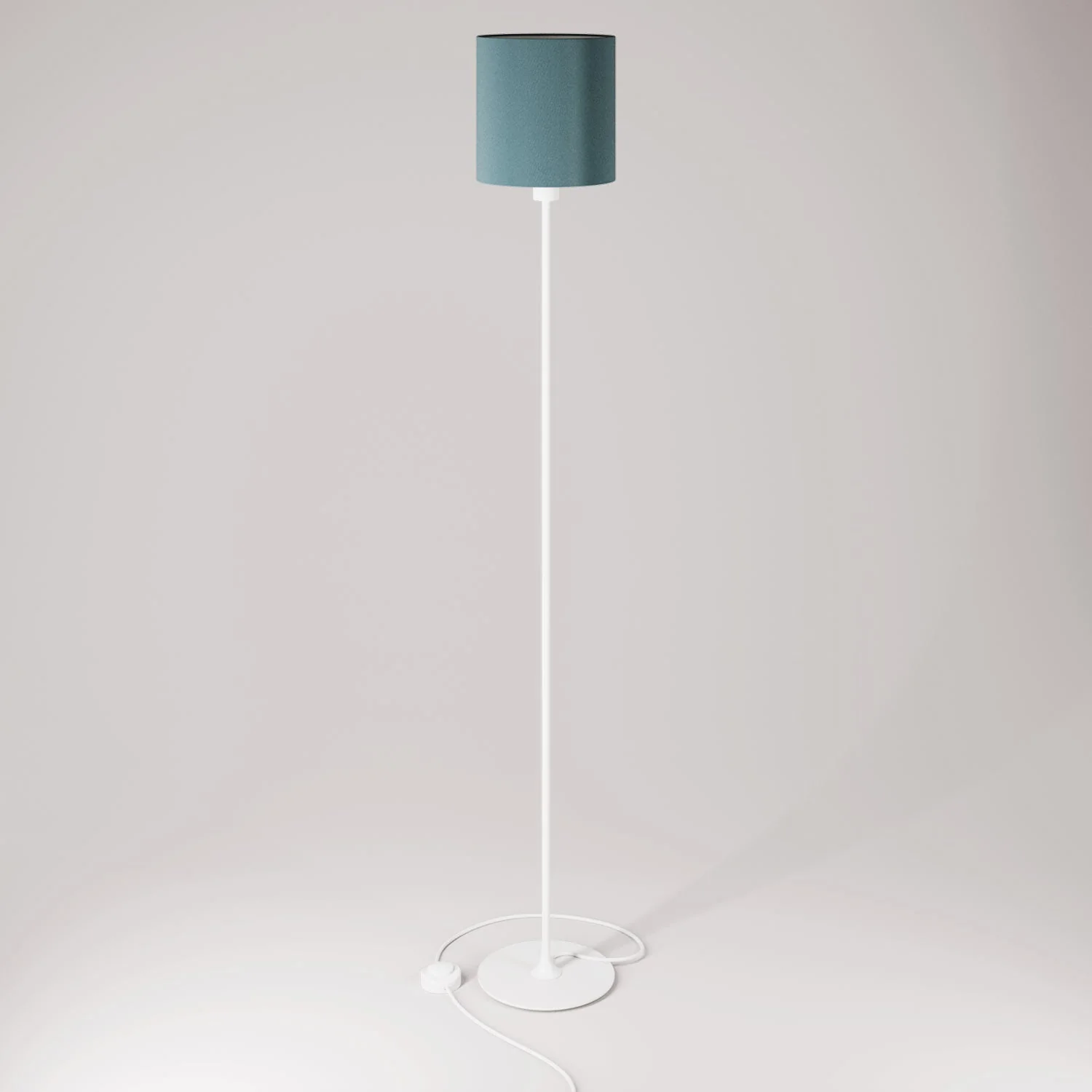 MAG-Y Stehleuchte mit zylindrischem M-Schirm – Mattweiß - Image 3