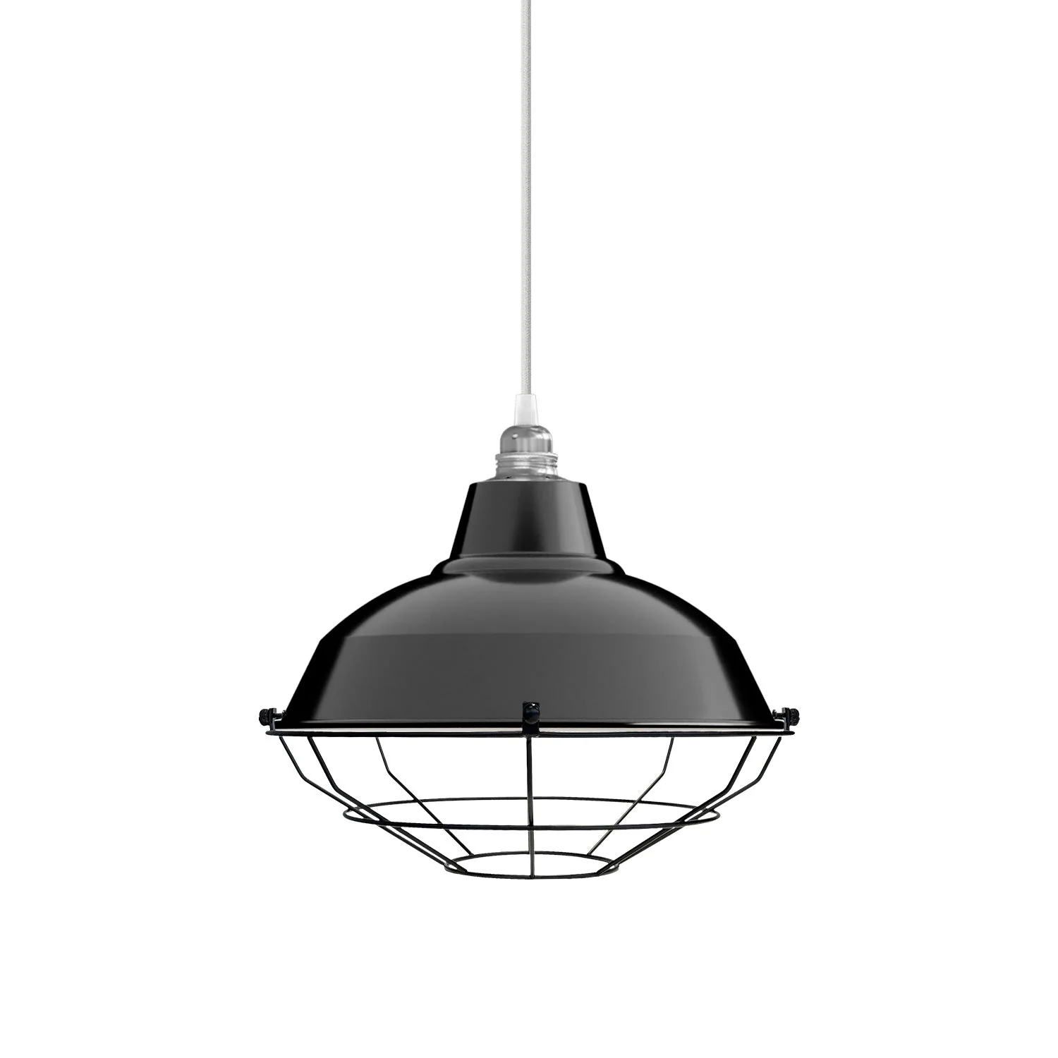 Metallkorb für Lampenschirm Bistrot – Schwarz - Image 3