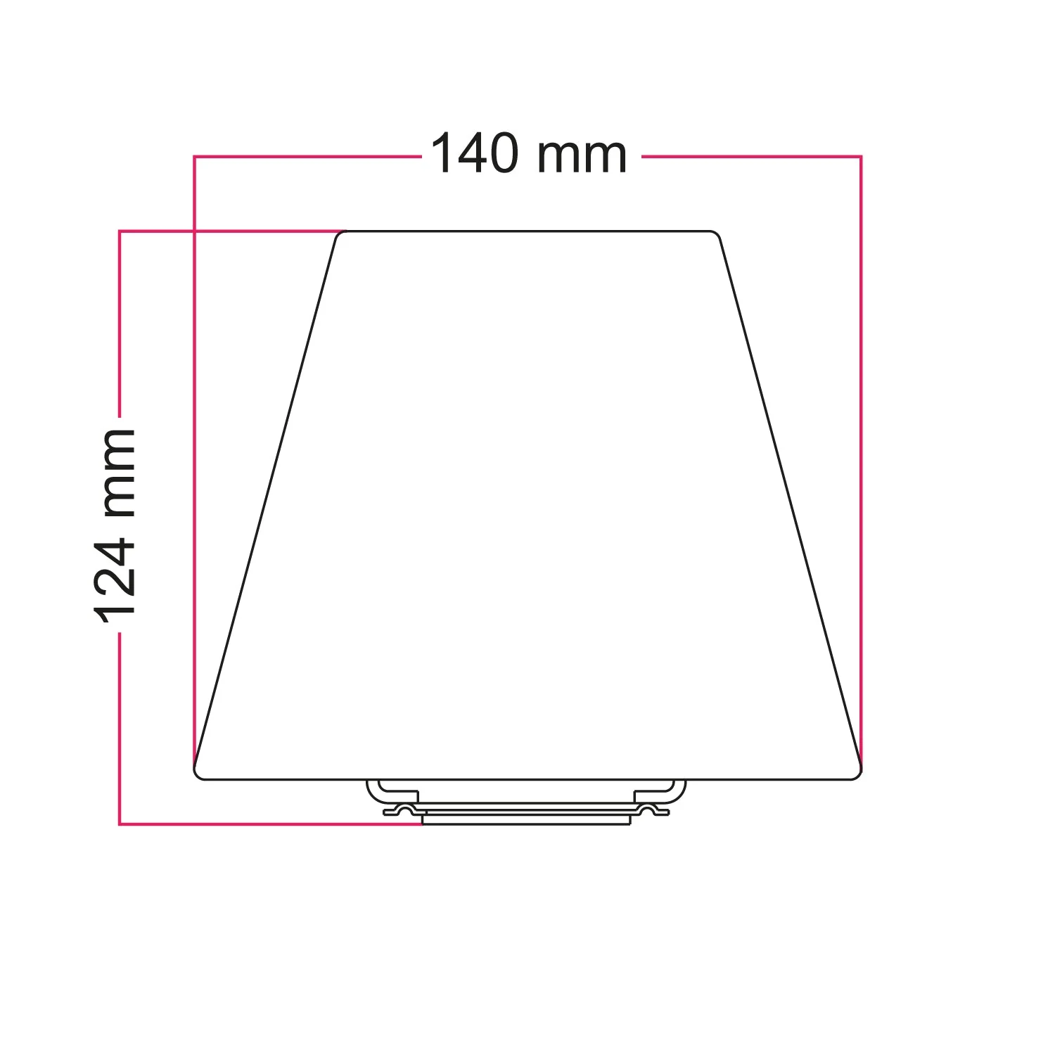 Mini Lampenschirm Impero mit E27-Fassung für Tischlampe oder Wandleuchte – Grau-Leinen - Image 4