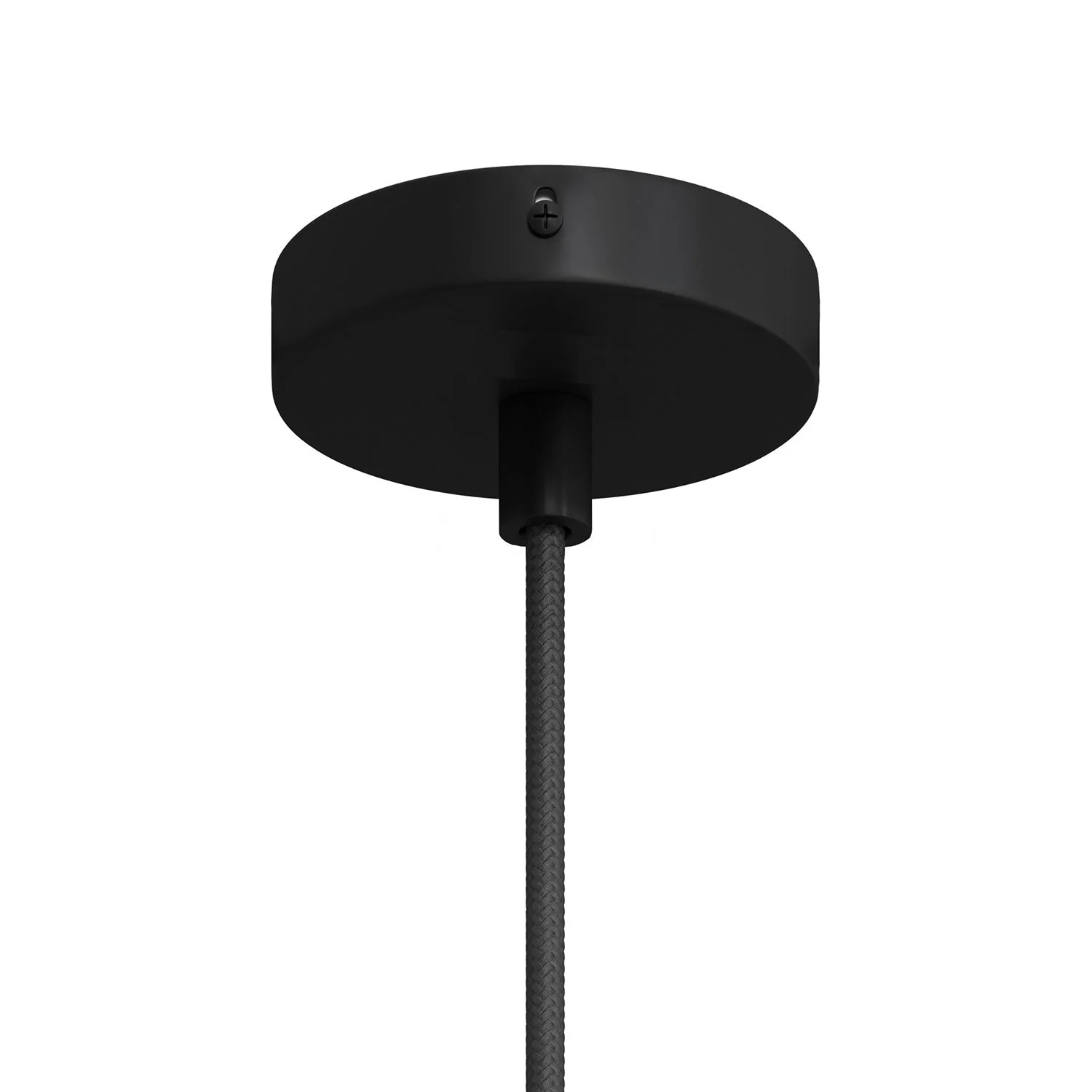 Mini-Kit Rosone aus Metall, zylindrisch mit einem mittleren Loch – Schwarz - Image 5