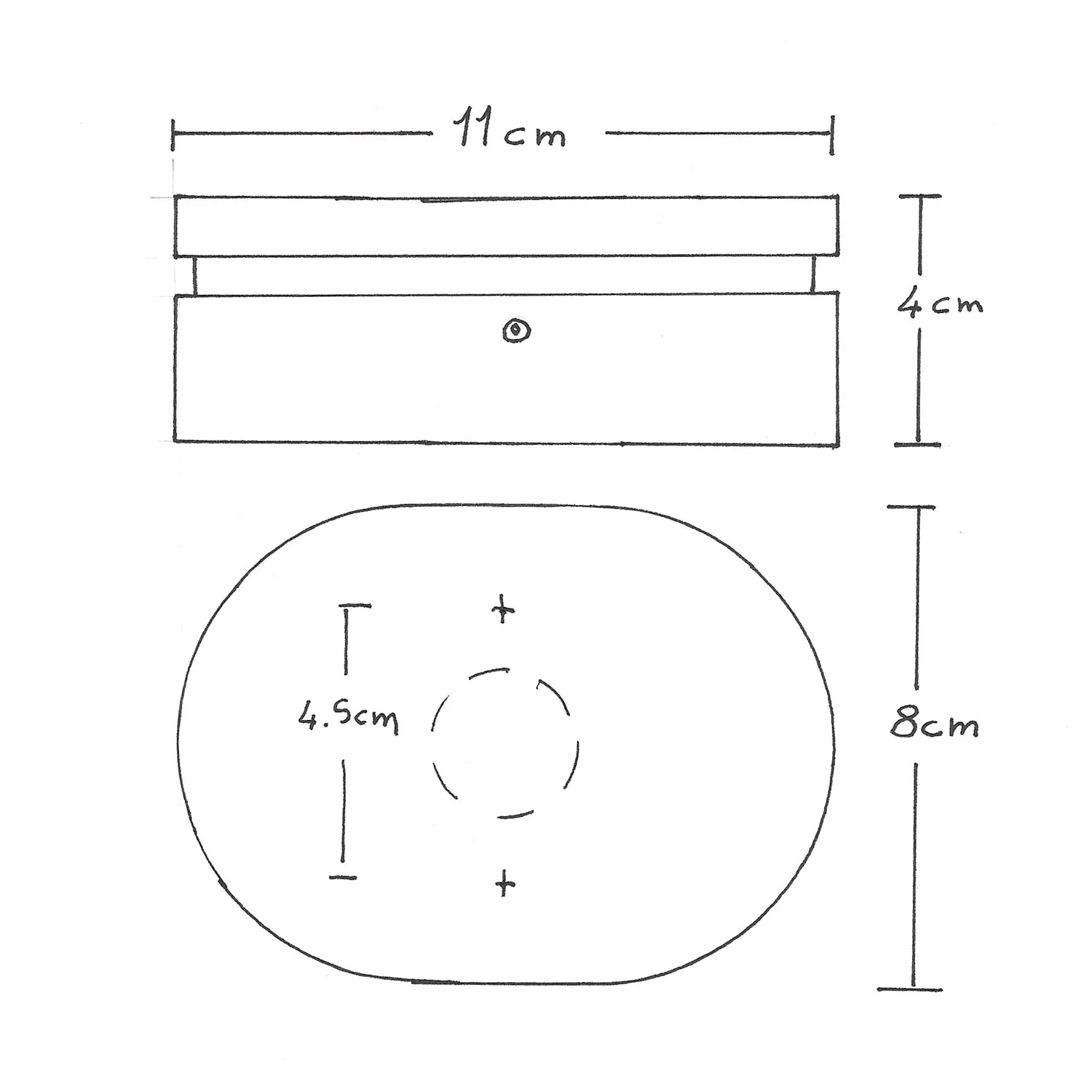 Ovaler Holzbaldachin mit 2 Seitenlöchern für Kettenkabel und Filé-System. Made in Italy - Schwarz - Image 4