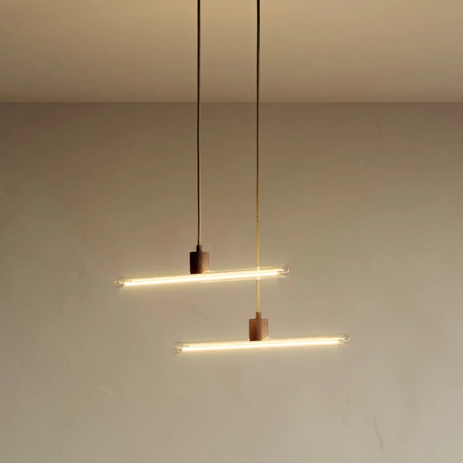 Pendelleuchte esse14 mit S14d-Fassung – Wengé-Effekt - Image 3